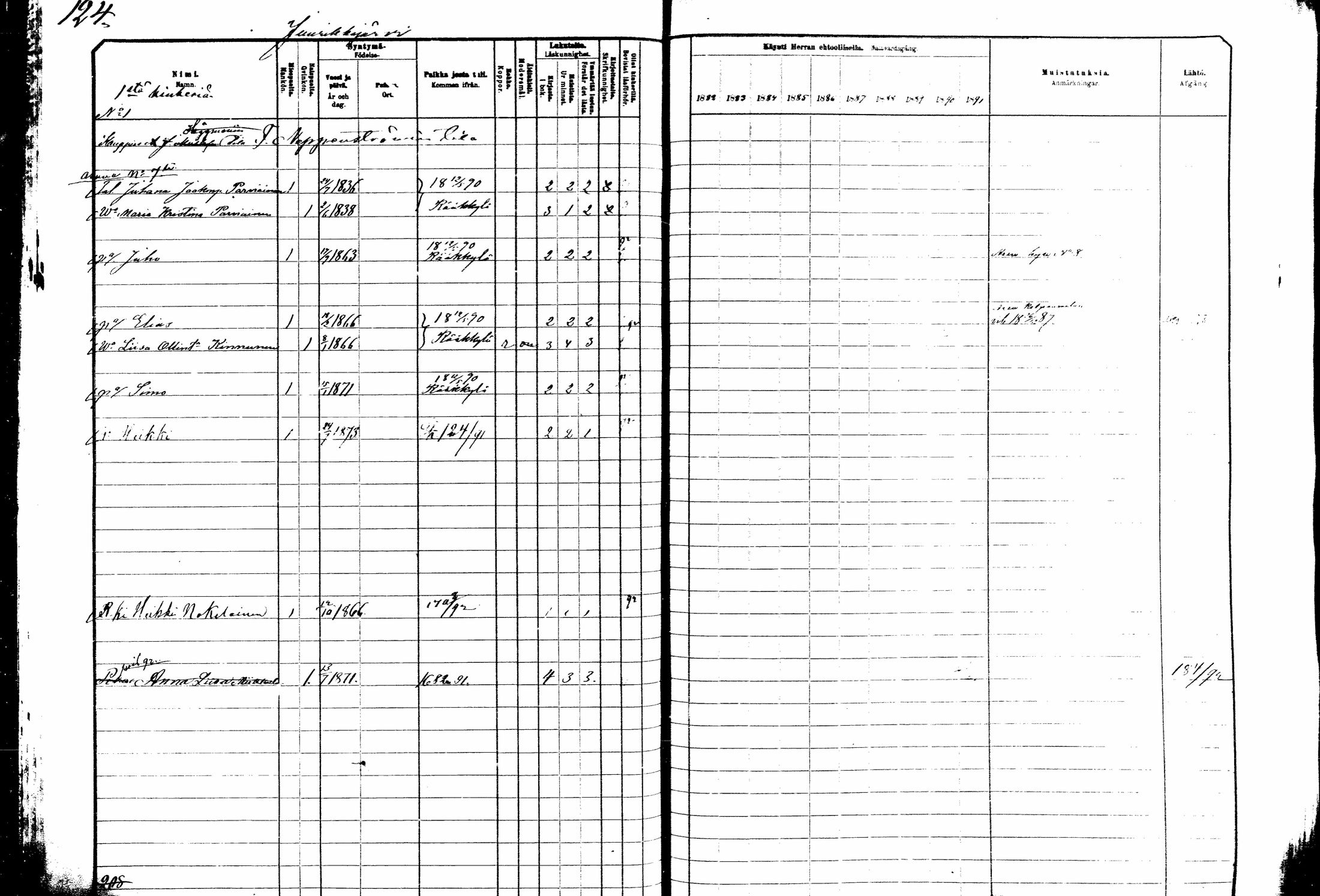 [ ../kirjat/Kirkonkirjat/kitee/rippikirja_1882-1890_mko35-49/kuvat/106.jpg ]