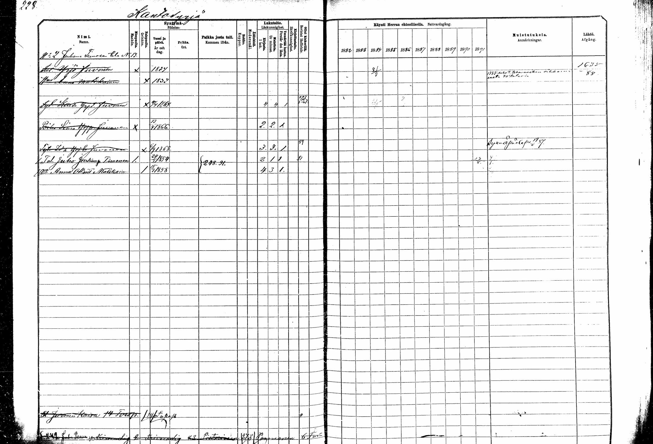 [ ../kirjat/Kirkonkirjat/kitee/rippikirja_1882-1890_mko35-49/kuvat/207.jpg ]