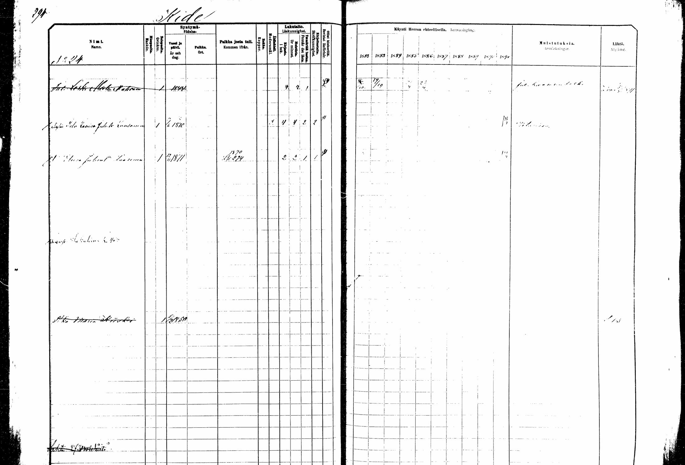 [ ../kirjat/Kirkonkirjat/kitee/rippikirja_1882-1890_mko35-49/kuvat/271.jpg ]