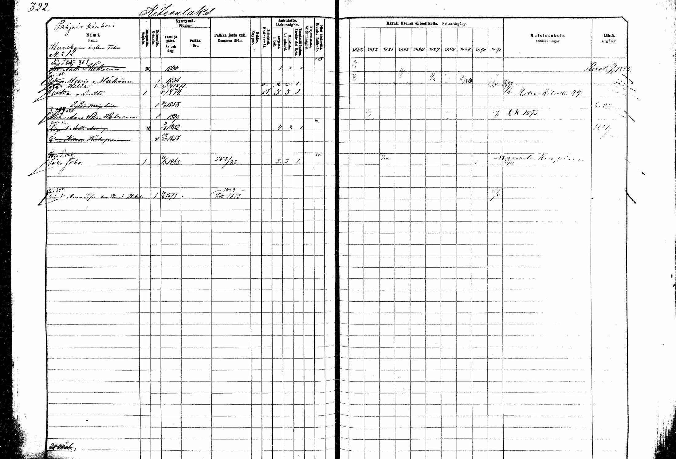 [ ../kirjat/Kirkonkirjat/kitee/rippikirja_1882-1890_mko35-49/kuvat/298.jpg ]
