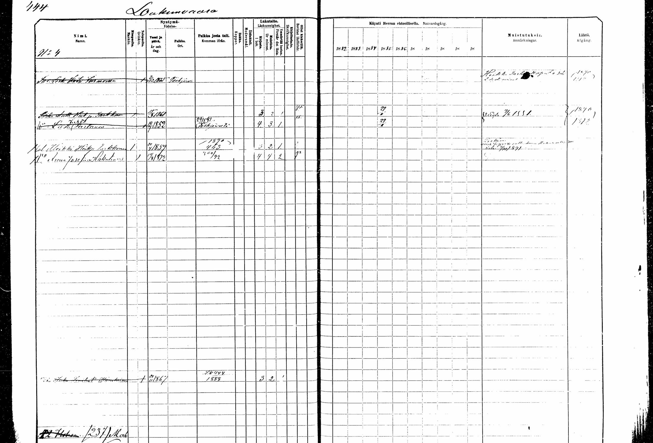[ ../kirjat/Kirkonkirjat/kitee/rippikirja_1882-1890_mko35-49/kuvat/398.jpg ]