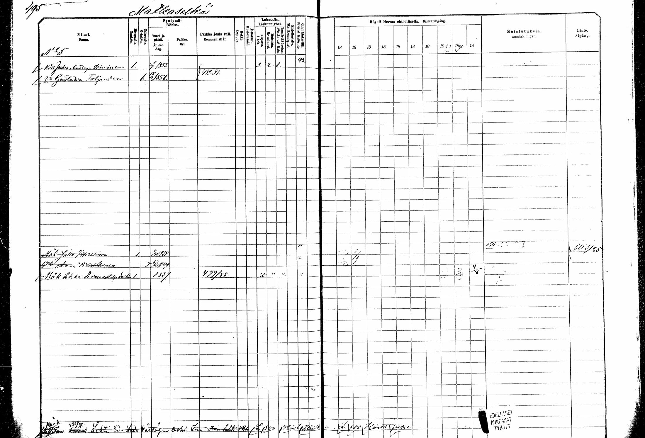 [ ../kirjat/Kirkonkirjat/kitee/rippikirja_1882-1890_mko35-49/kuvat/438.jpg ]