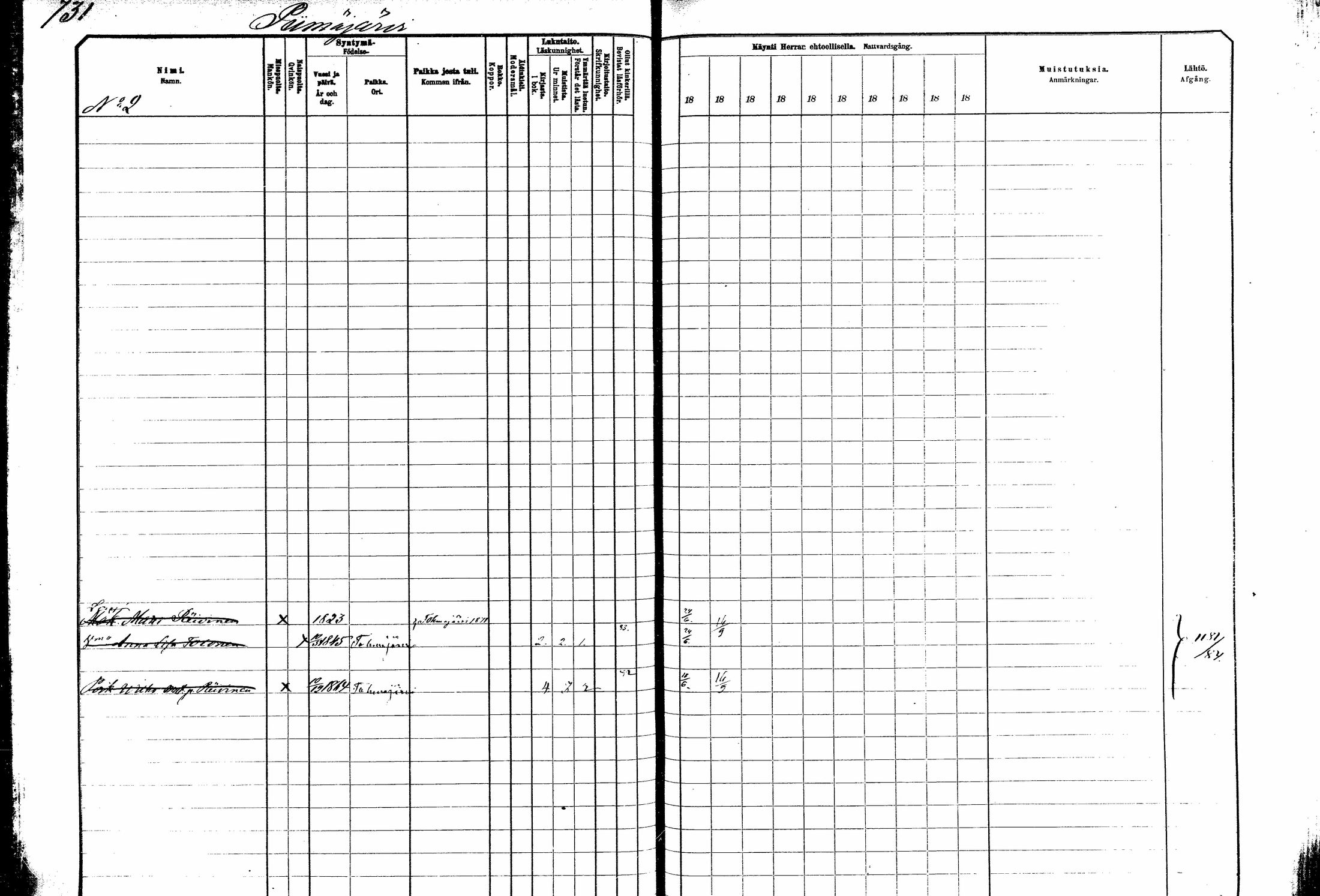 [ ../kirjat/Kirkonkirjat/kitee/rippikirja_1882-1890_mko50-63/kuvat/178.jpg ]