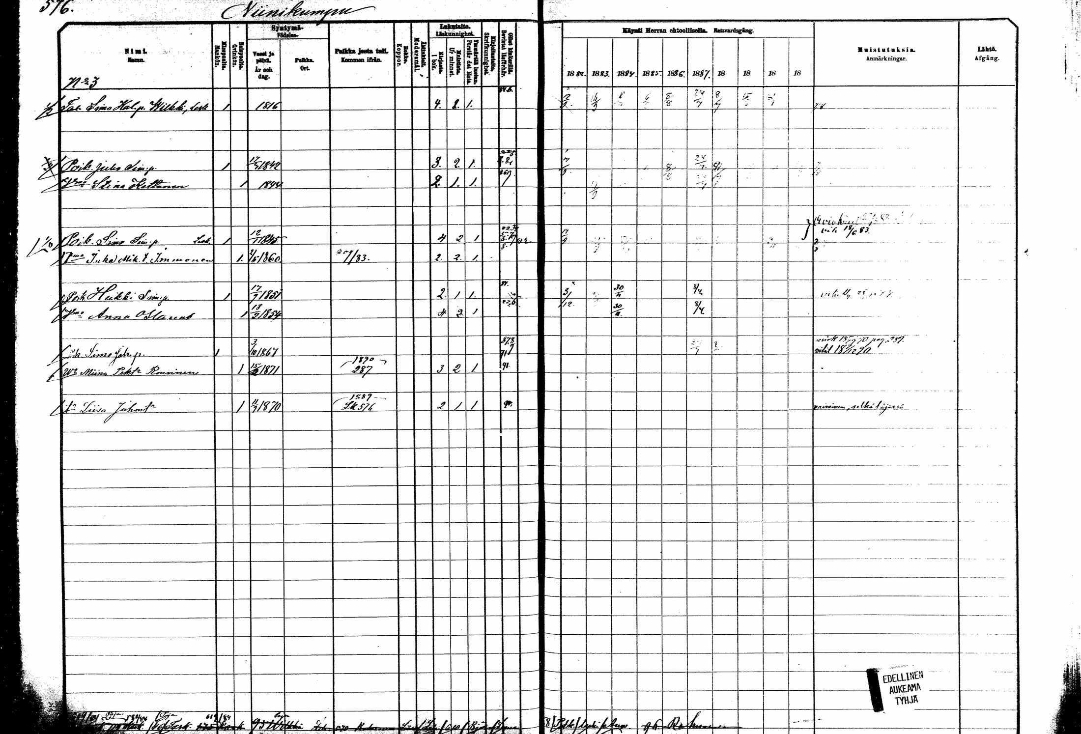[ ../kirjat/Kirkonkirjat/kitee/rippikirja_1882-1890_mko50-63/kuvat/44.jpg ]