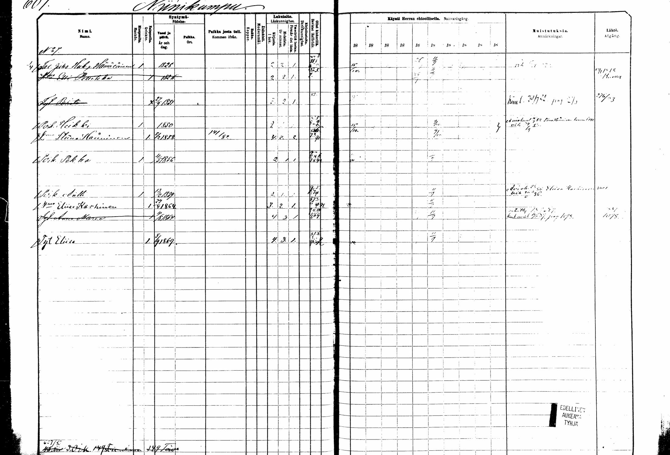 [ ../kirjat/Kirkonkirjat/kitee/rippikirja_1882-1890_mko50-63/kuvat/73.jpg ]