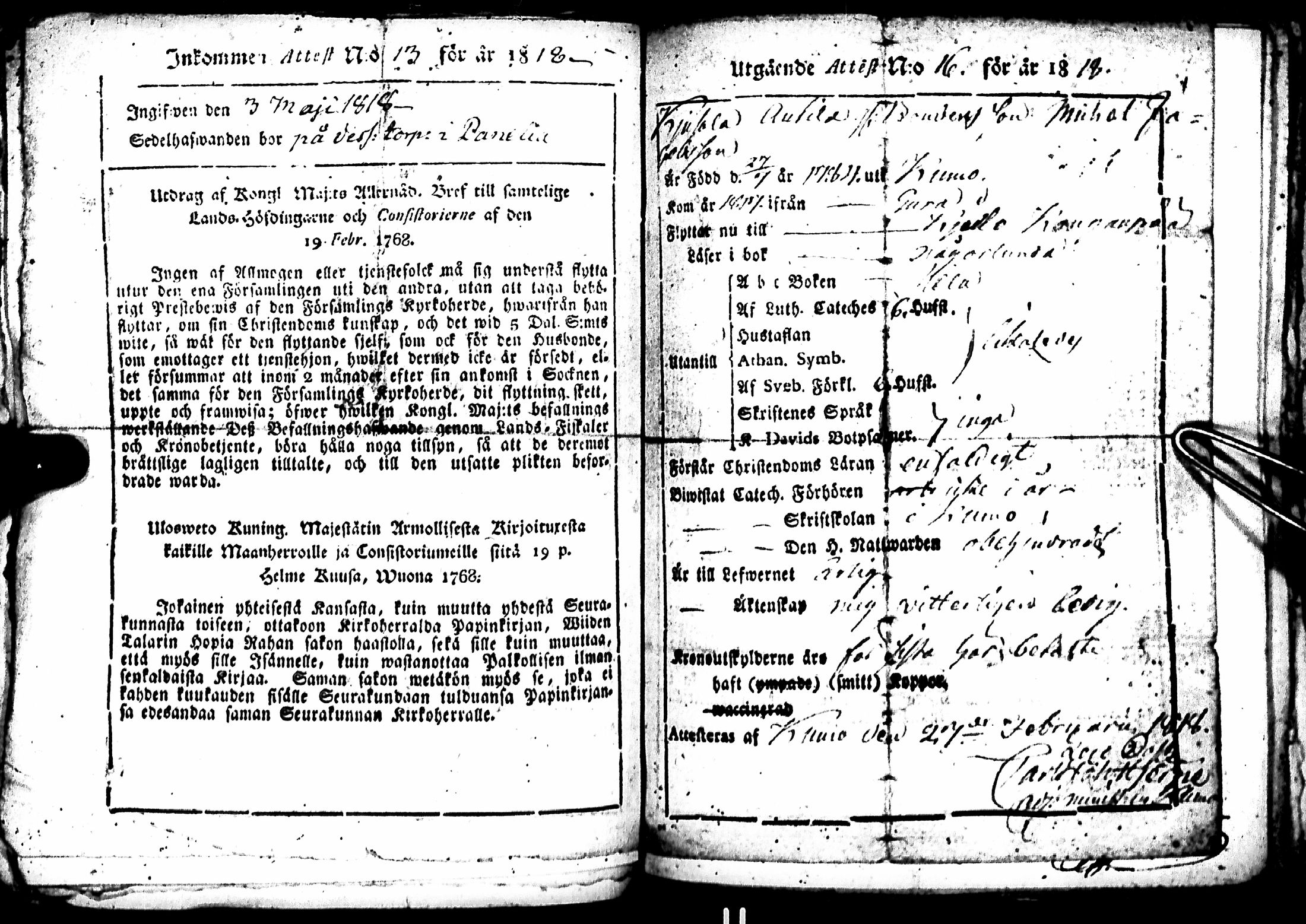 [ ../kirjat/Kirkonkirjat/kiukainen/muuttokirjoja_1816-1820_jk419/kuvat/143.jpg ]