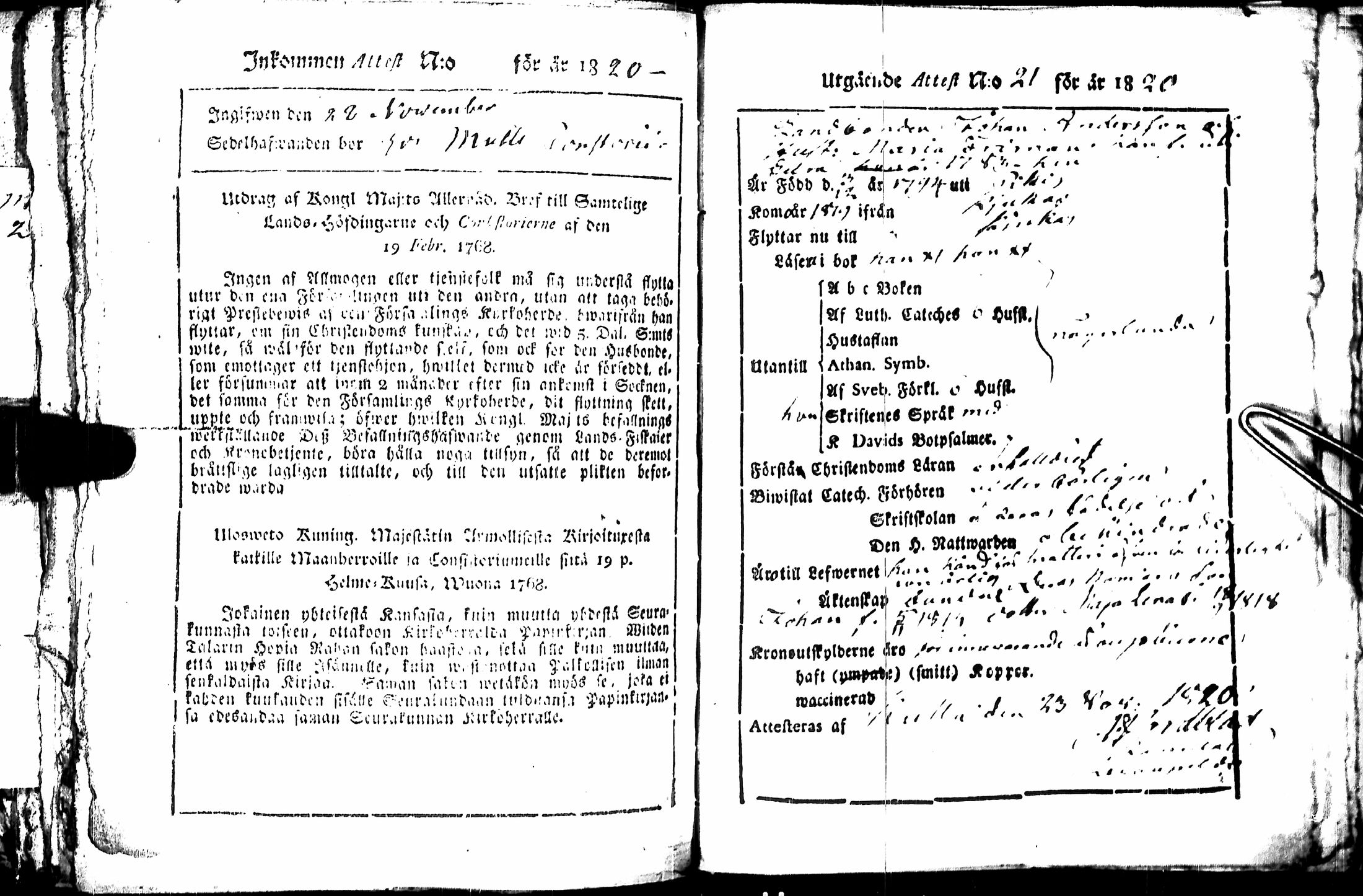 [ ../kirjat/Kirkonkirjat/kiukainen/muuttokirjoja_1816-1820_jk419/kuvat/299.jpg ]