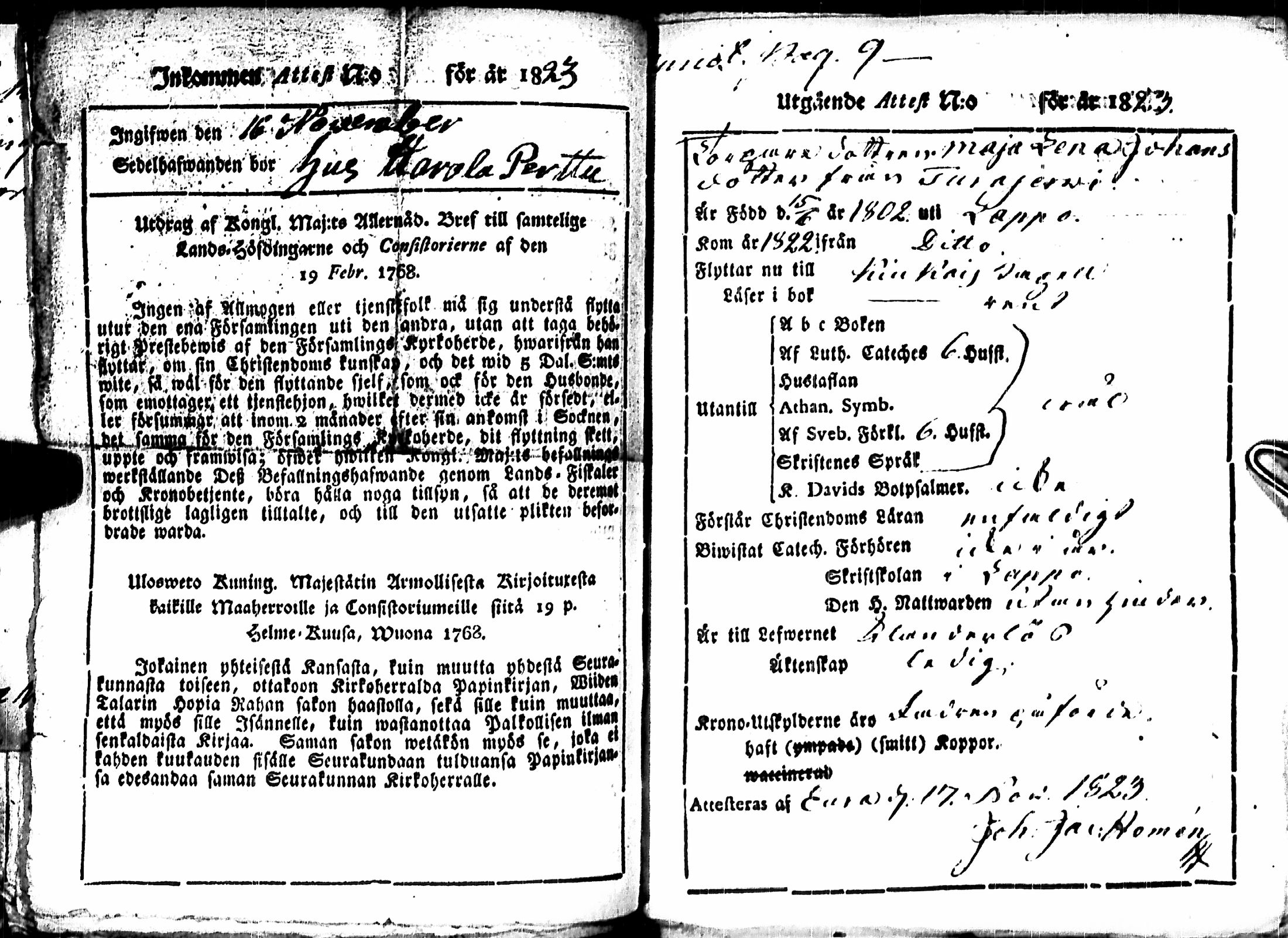 [ ../kirjat/Kirkonkirjat/kiukainen/muuttokirjoja_1821-1825_jk420/kuvat/156.jpg ]