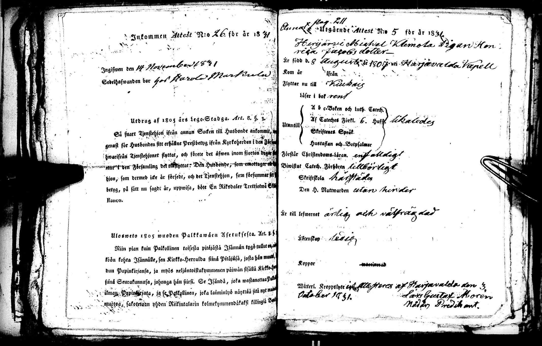 [ ../kirjat/Kirkonkirjat/kiukainen/muuttokirjoja_1829-1832_jk420/kuvat/116.jpg ]