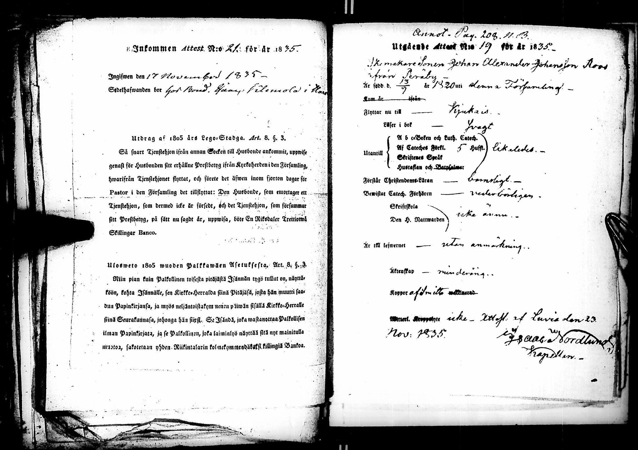 [ ../kirjat/Kirkonkirjat/kiukainen/muuttokirjoja_1833-1835_jk420/kuvat/141.jpg ]