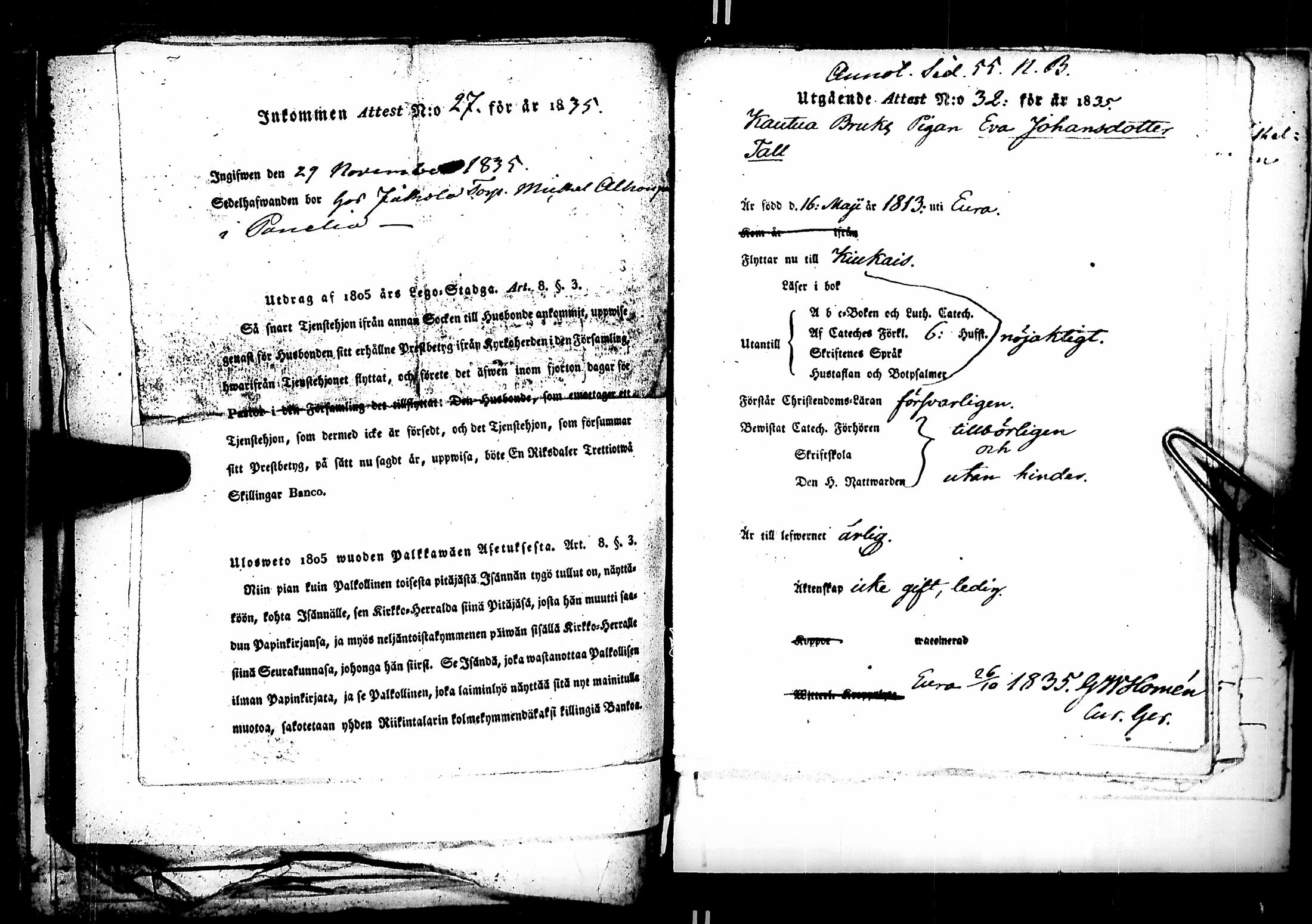 [ ../kirjat/Kirkonkirjat/kiukainen/muuttokirjoja_1833-1835_jk420/kuvat/147.jpg ]