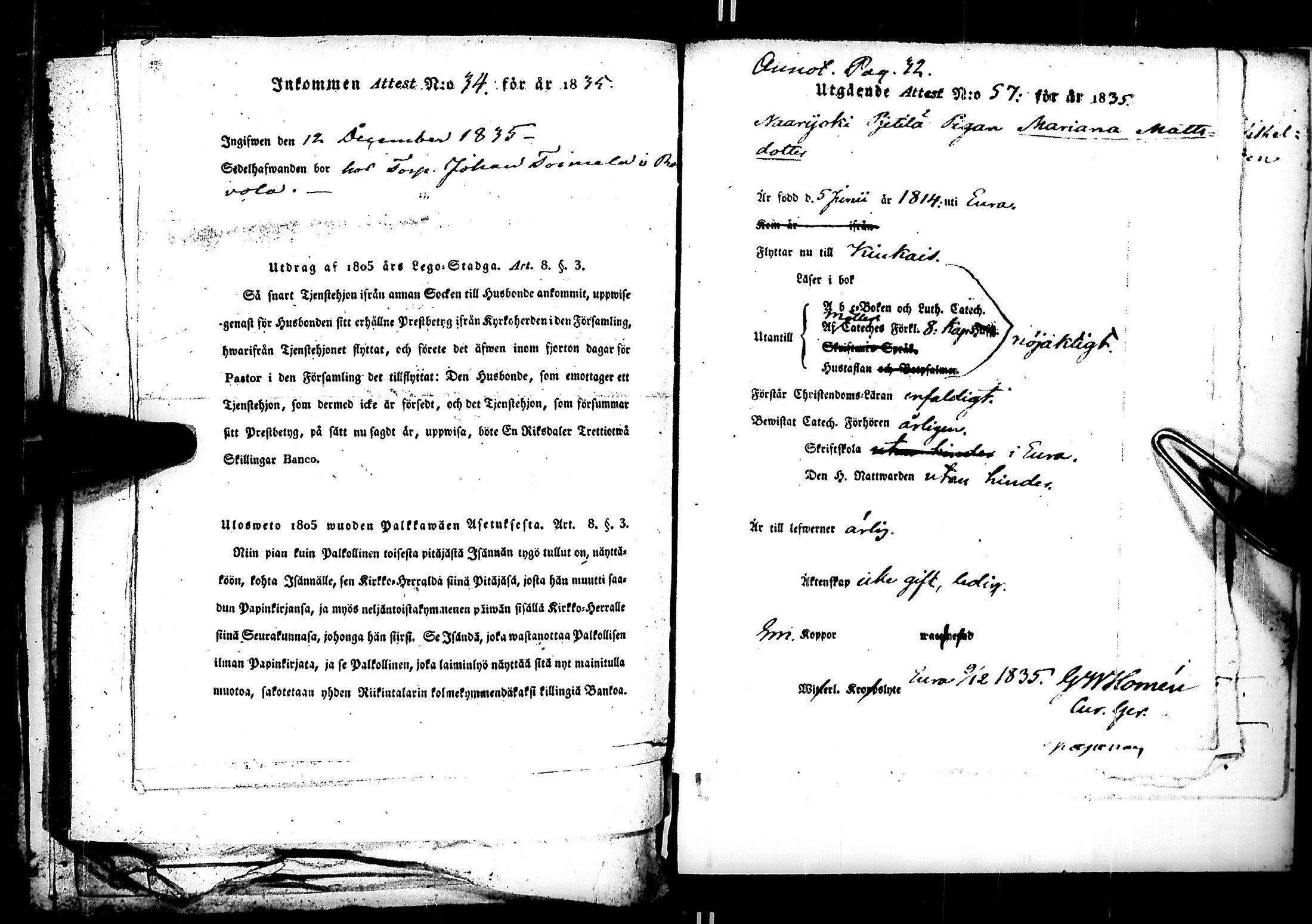[ ../kirjat/Kirkonkirjat/kiukainen/muuttokirjoja_1833-1835_jk420/kuvat/155.jpg ]