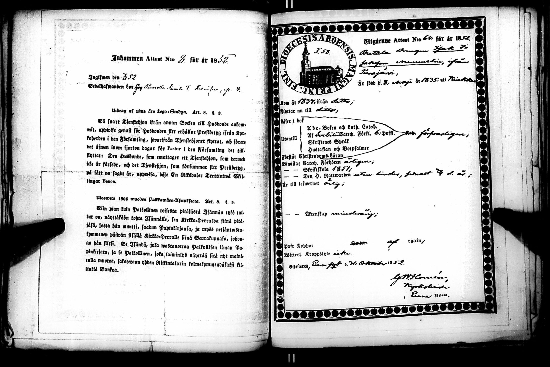 [ ../kirjat/Kirkonkirjat/kiukainen/muuttokirjoja_1849-1853_jk421/kuvat/133.jpg ]