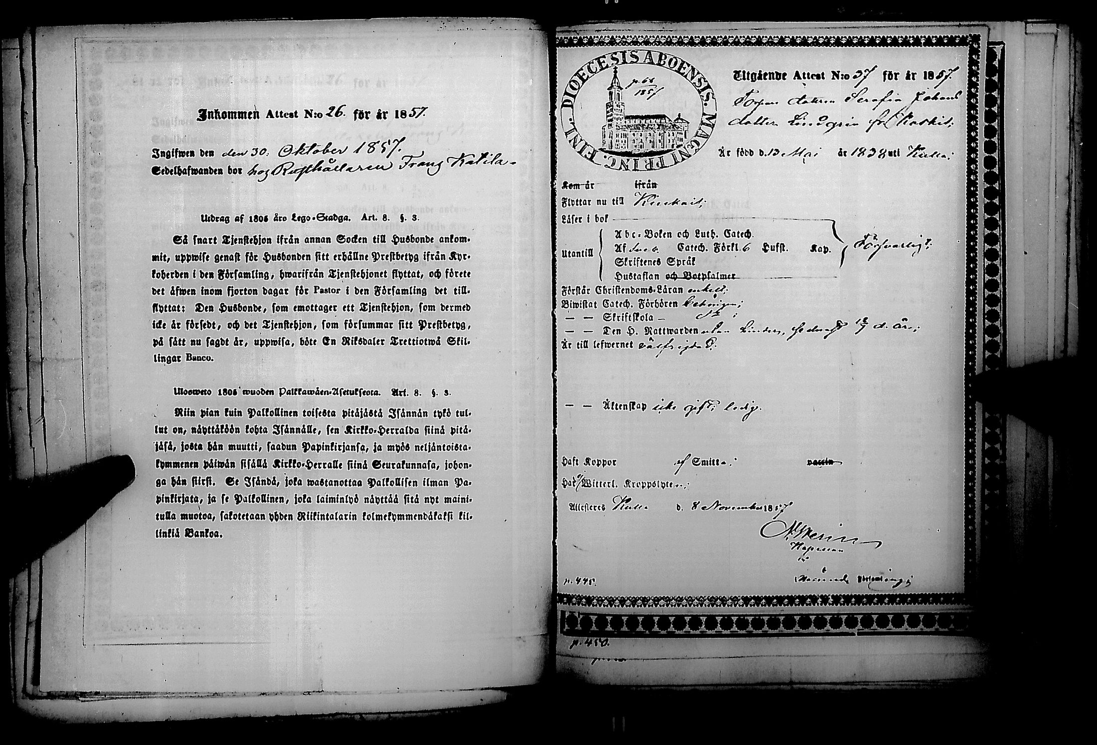 [ ../kirjat/Kirkonkirjat/kiukainen/muuttokirjoja_1854-1857_jk421/kuvat/148.jpg ]