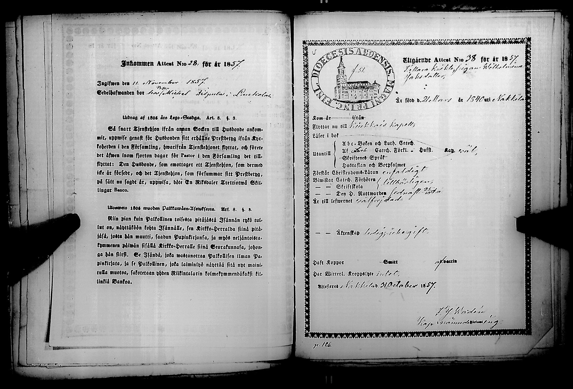 [ ../kirjat/Kirkonkirjat/kiukainen/muuttokirjoja_1854-1857_jk421/kuvat/150.jpg ]