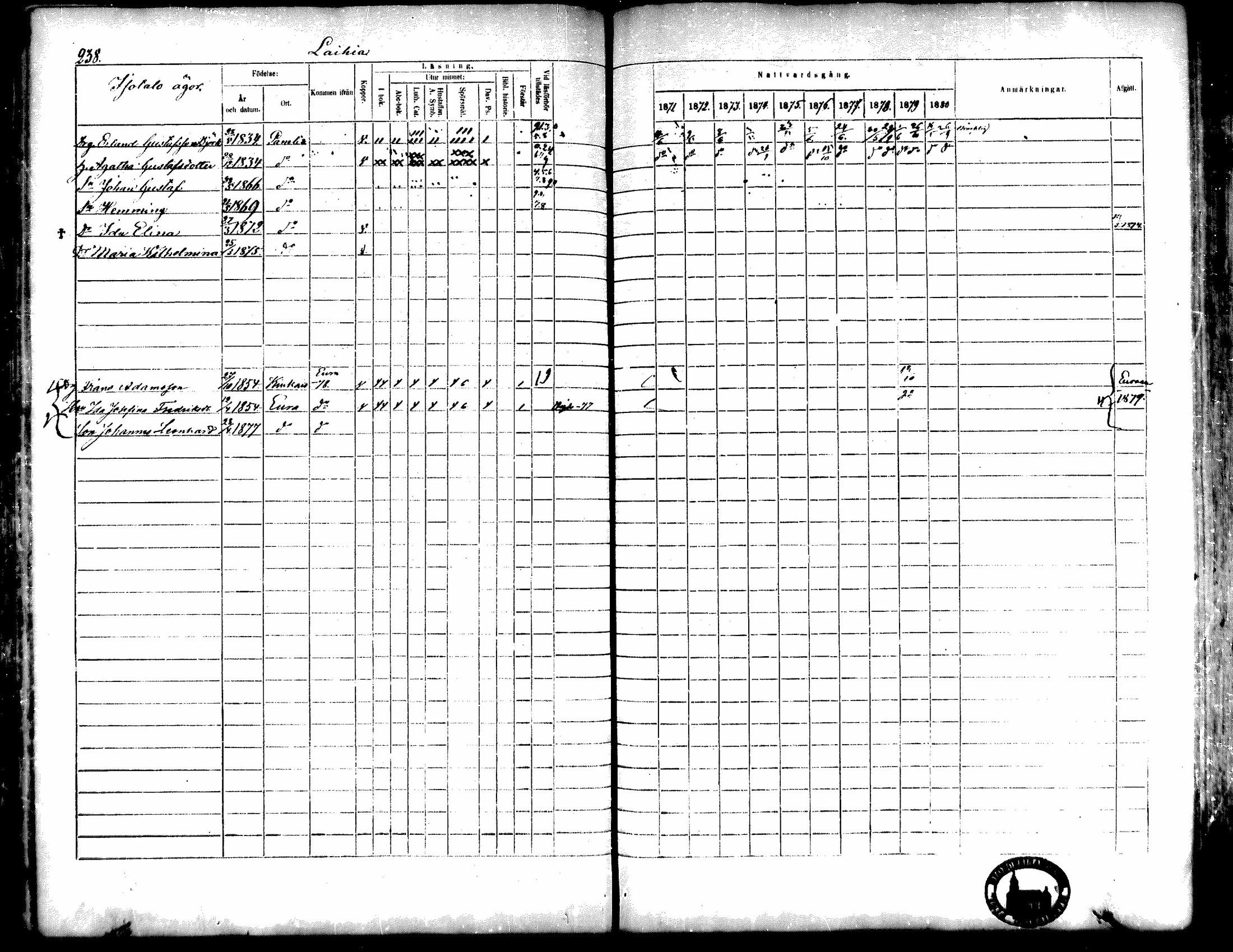 [ ../kirjat/Kirkonkirjat/kiukainen/rippikirja_1871-1880_mko17-32/kuvat/239.jpg ]
