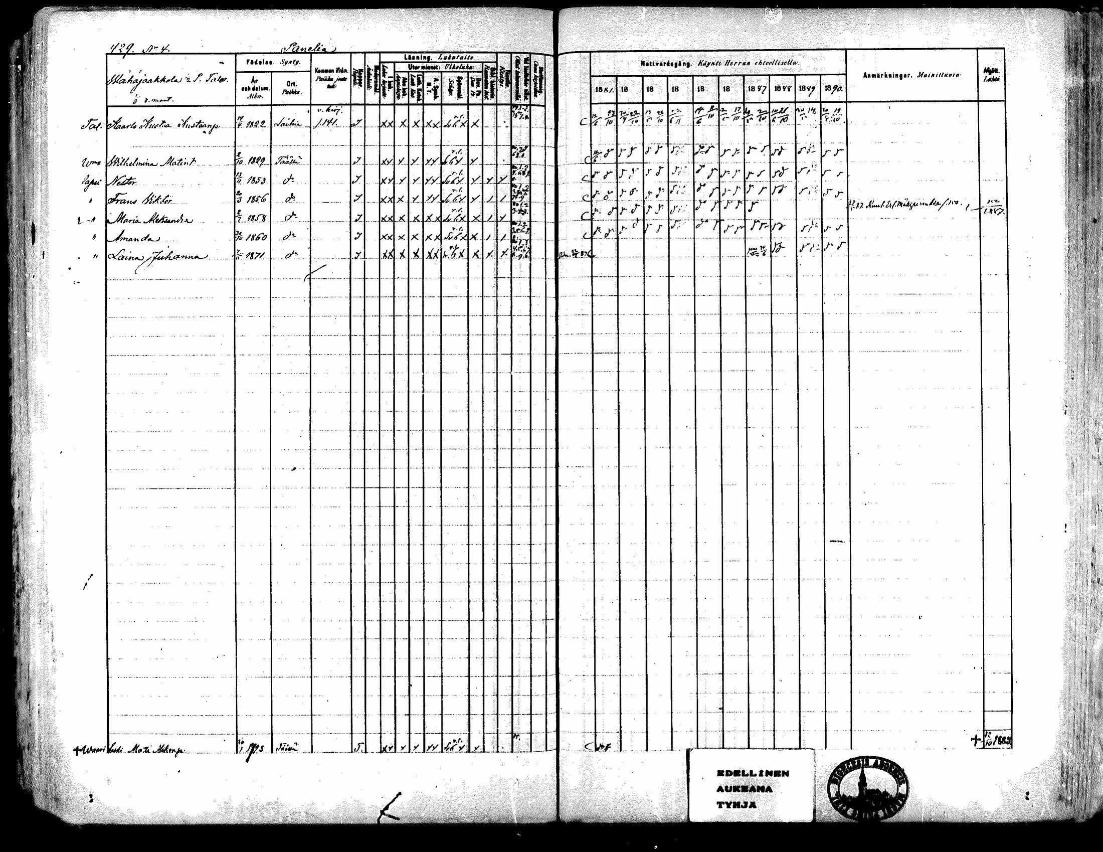 [ ../kirjat/Kirkonkirjat/kiukainen/rippikirja_1881-1890_mko33-49/kuvat/408.jpg ]