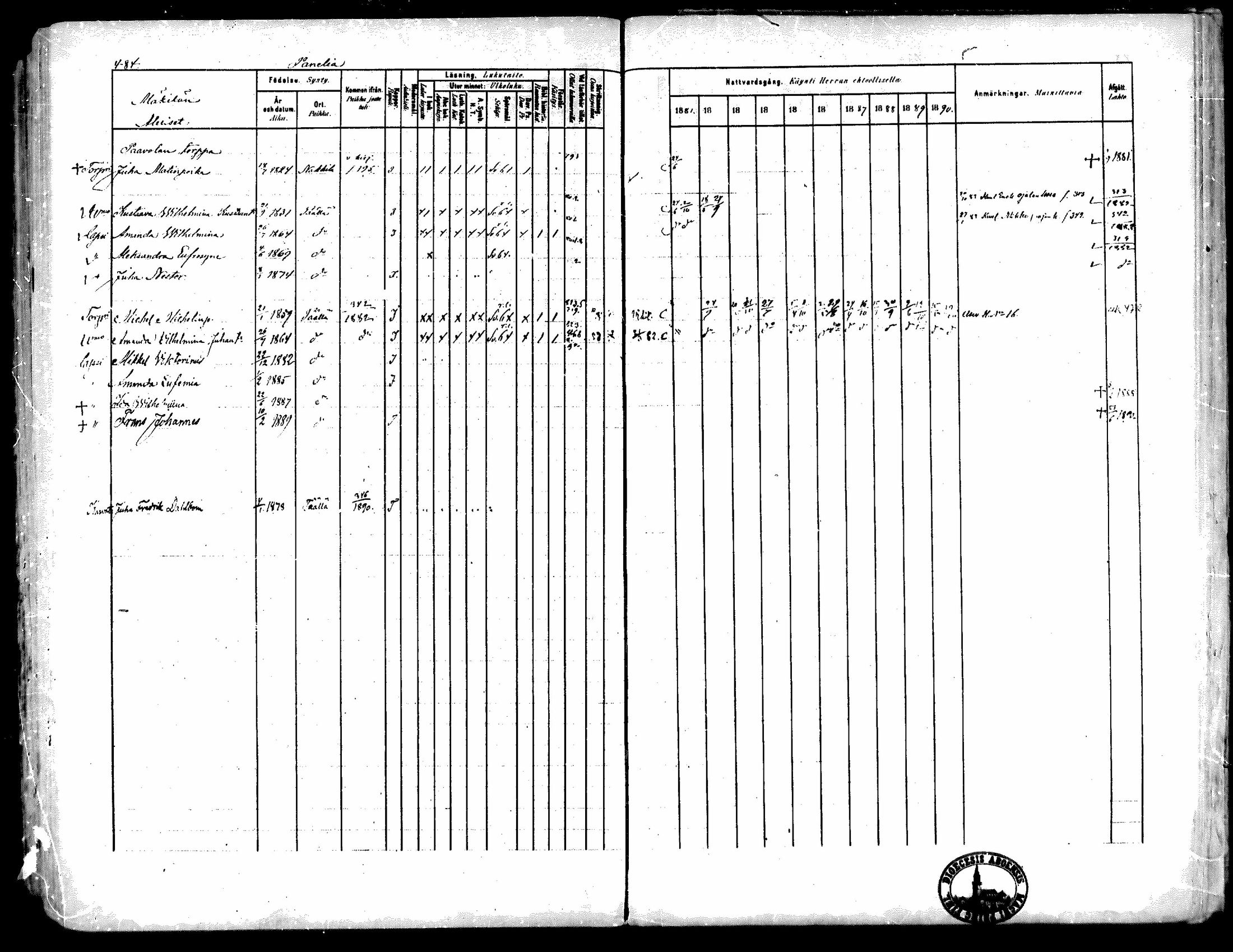 [ ../kirjat/Kirkonkirjat/kiukainen/rippikirja_1881-1890_mko33-49/kuvat/462.jpg ]