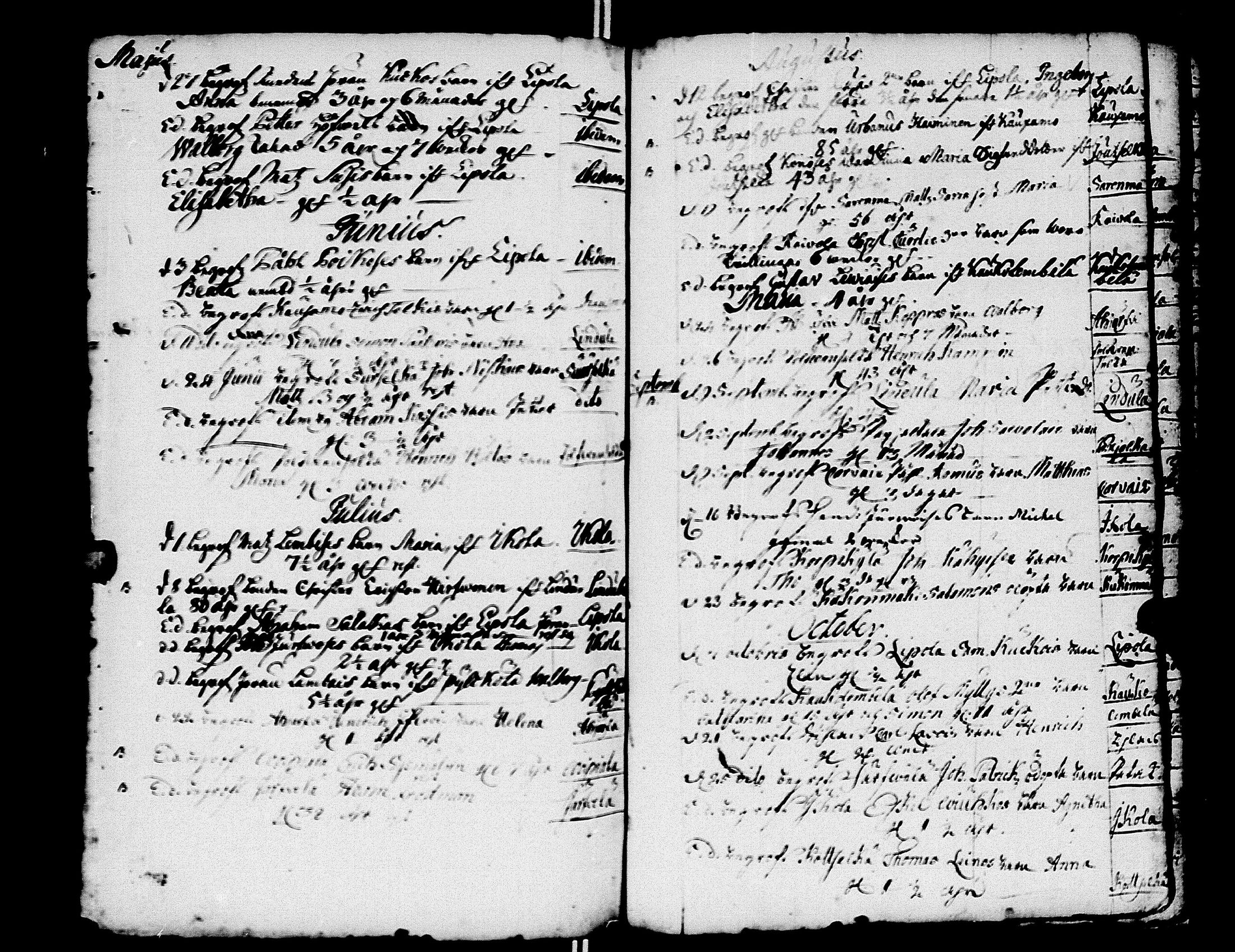 [ ../kirjat/Kirkonkirjat/kivennapa/syntyneet-vihityt-kuolleet_1729-1749_uk682/kuvat/145.jpg ]