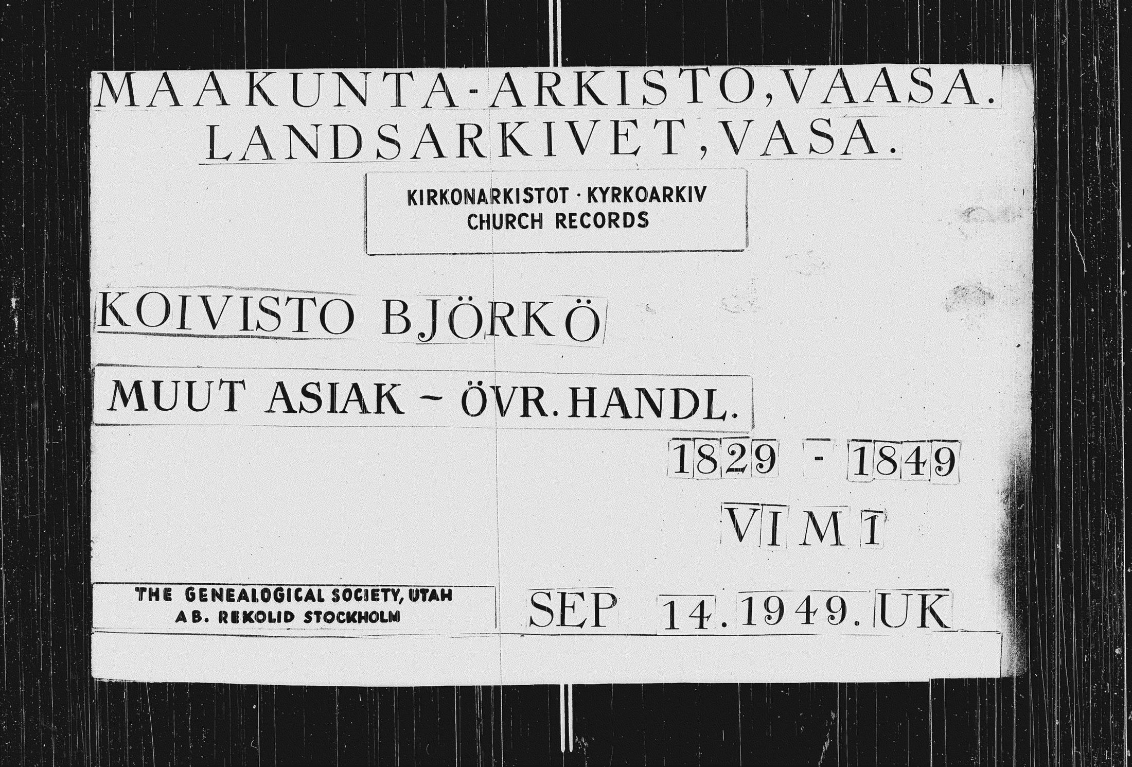 [ ../kirjat/Kirkonkirjat/koivisto/asiakirjoja_1829-1849_uk574/kuvat/1.jpg ]