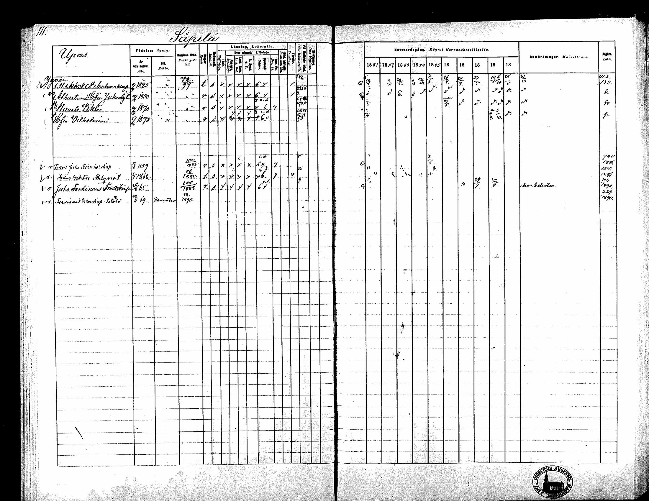 [ ../kirjat/Kirkonkirjat/kokemaki/rippikirja_1881-1890_mko80-117/kuvat/105.jpg ]