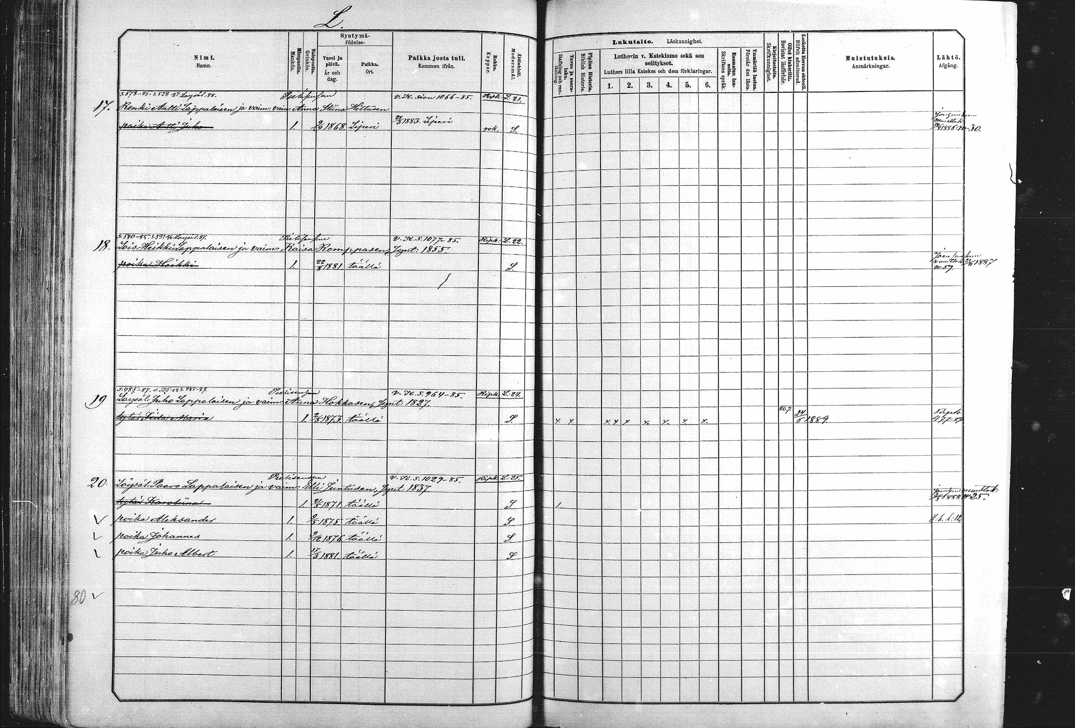 [ ../kirjat/Kirkonkirjat/kontiolahti/lastenkirja_1884-1890_mko677-687/kuvat/135.jpg ]