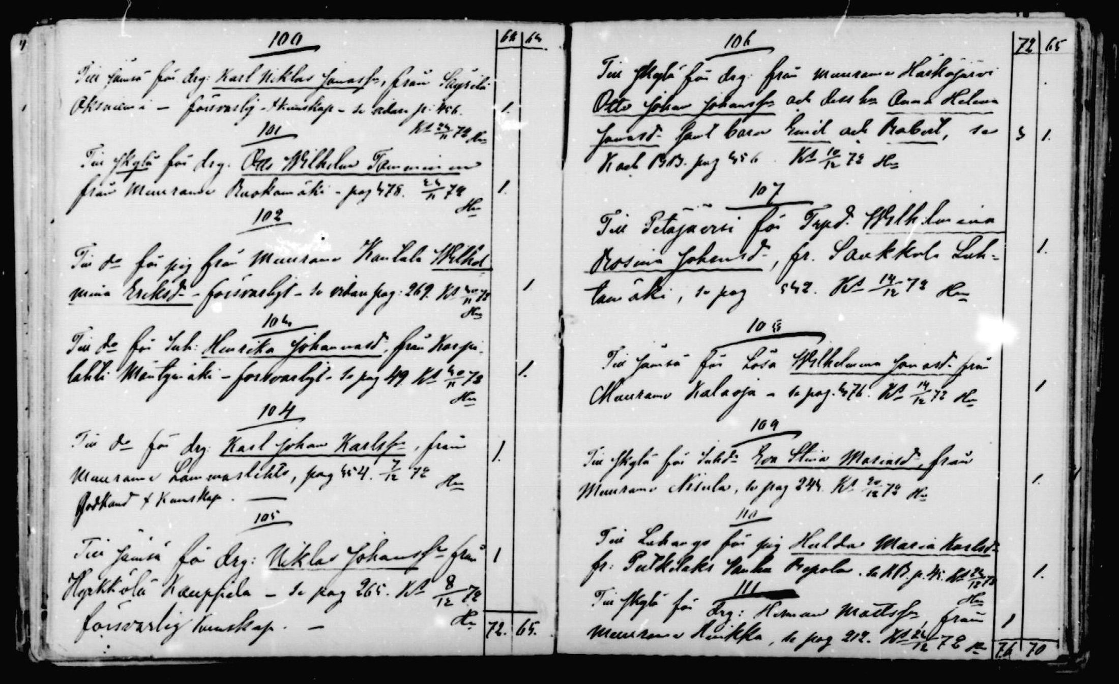 [ ../kirjat/Kirkonkirjat/korpilahti/muuttaneet_1862-1872_mko695-697/kuvat/65.jpg ]