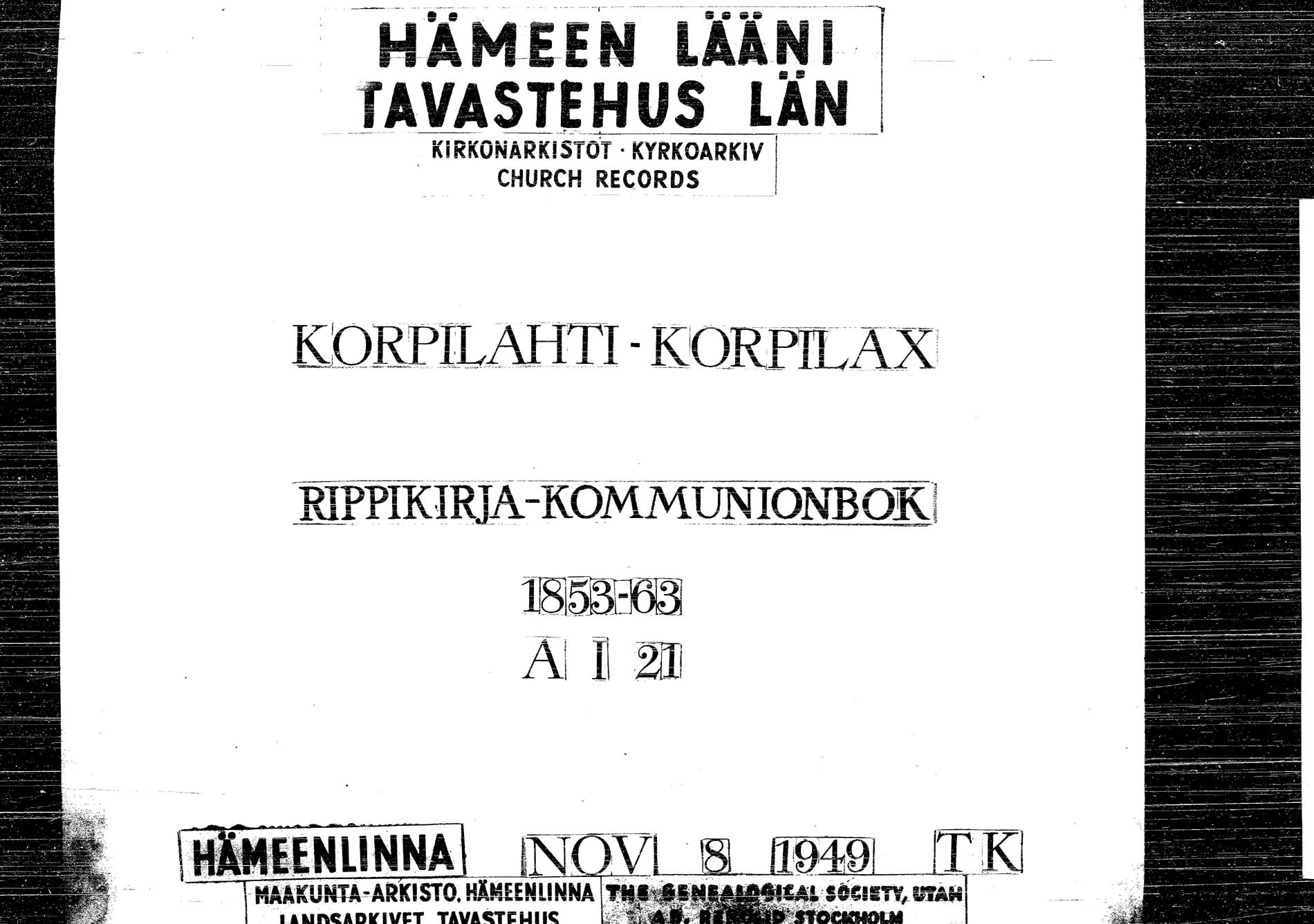 [ ../kirjat/Kirkonkirjat/korpilahti/rippikirja_1853-1863_tk438/kuvat/1.jpg ]