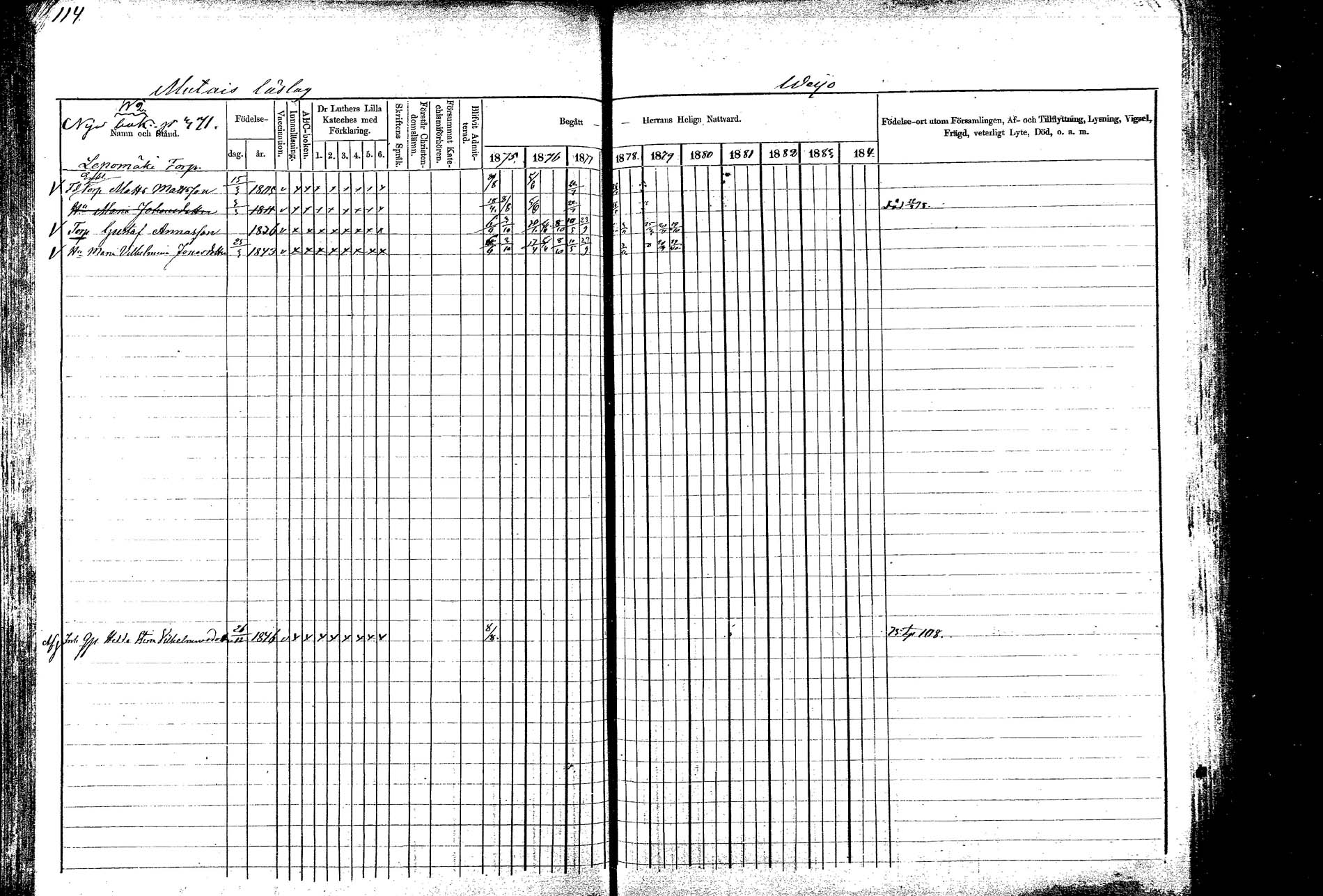 [ ../kirjat/Kirkonkirjat/korpilahti/rippikirja_1875-1880_mko29-44/kuvat/116.jpg ]