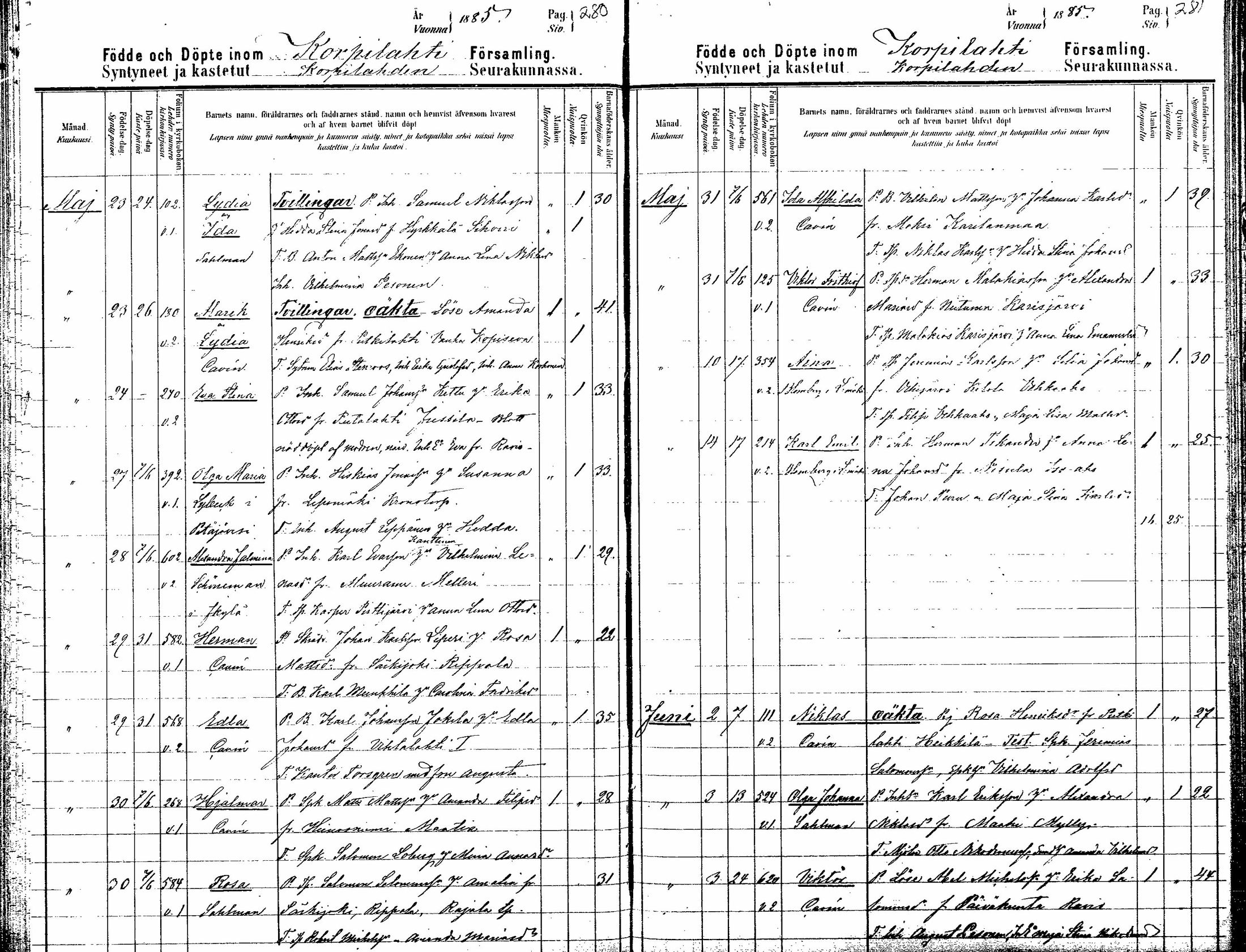[ ../kirjat/Kirkonkirjat/korpilahti/syntyneet_1879-1885_mko575-580/kuvat/167.jpg ]