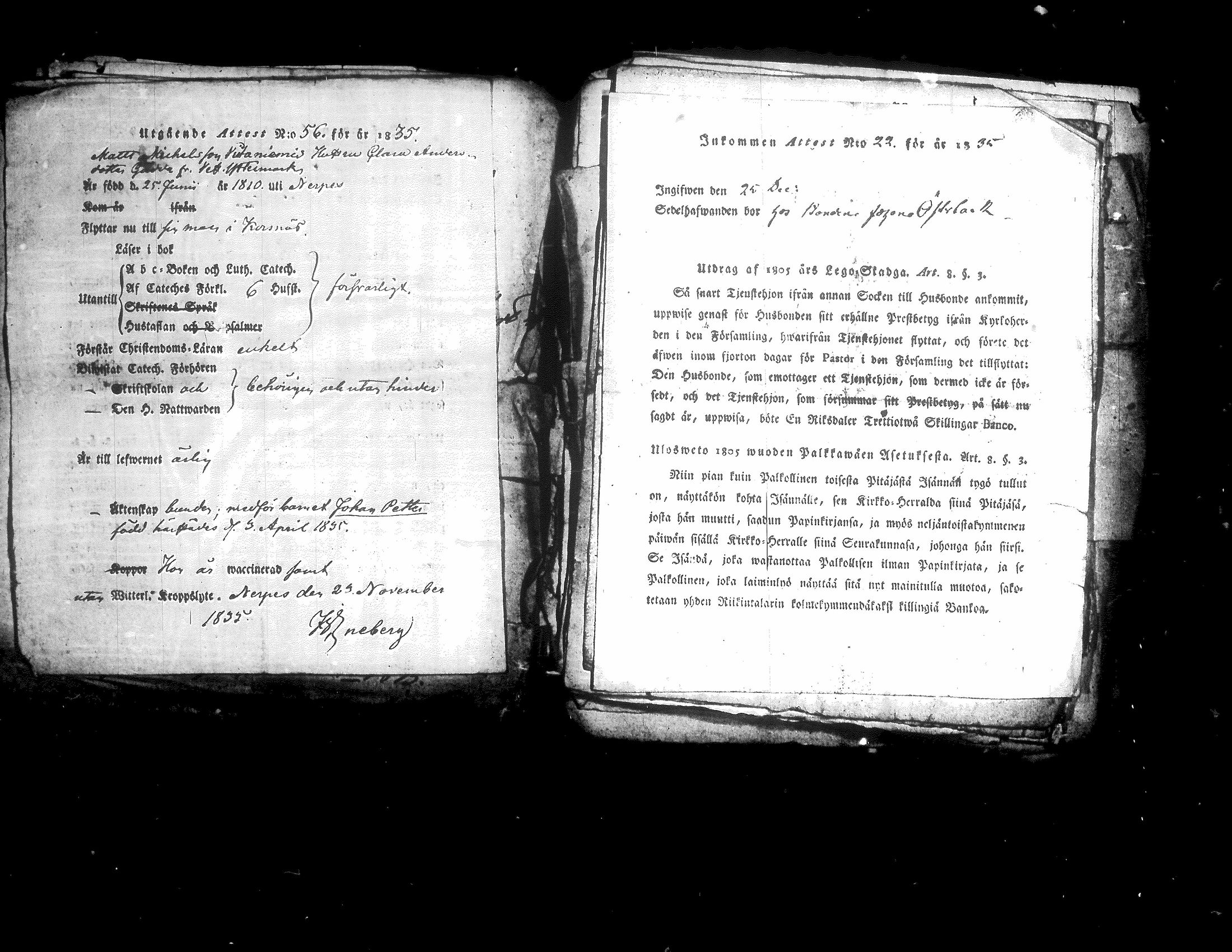 [ ../kirjat/Kirkonkirjat/korsnas/muuttokirjoja_1831-1837_uk254-255/kuvat/168.jpg ]