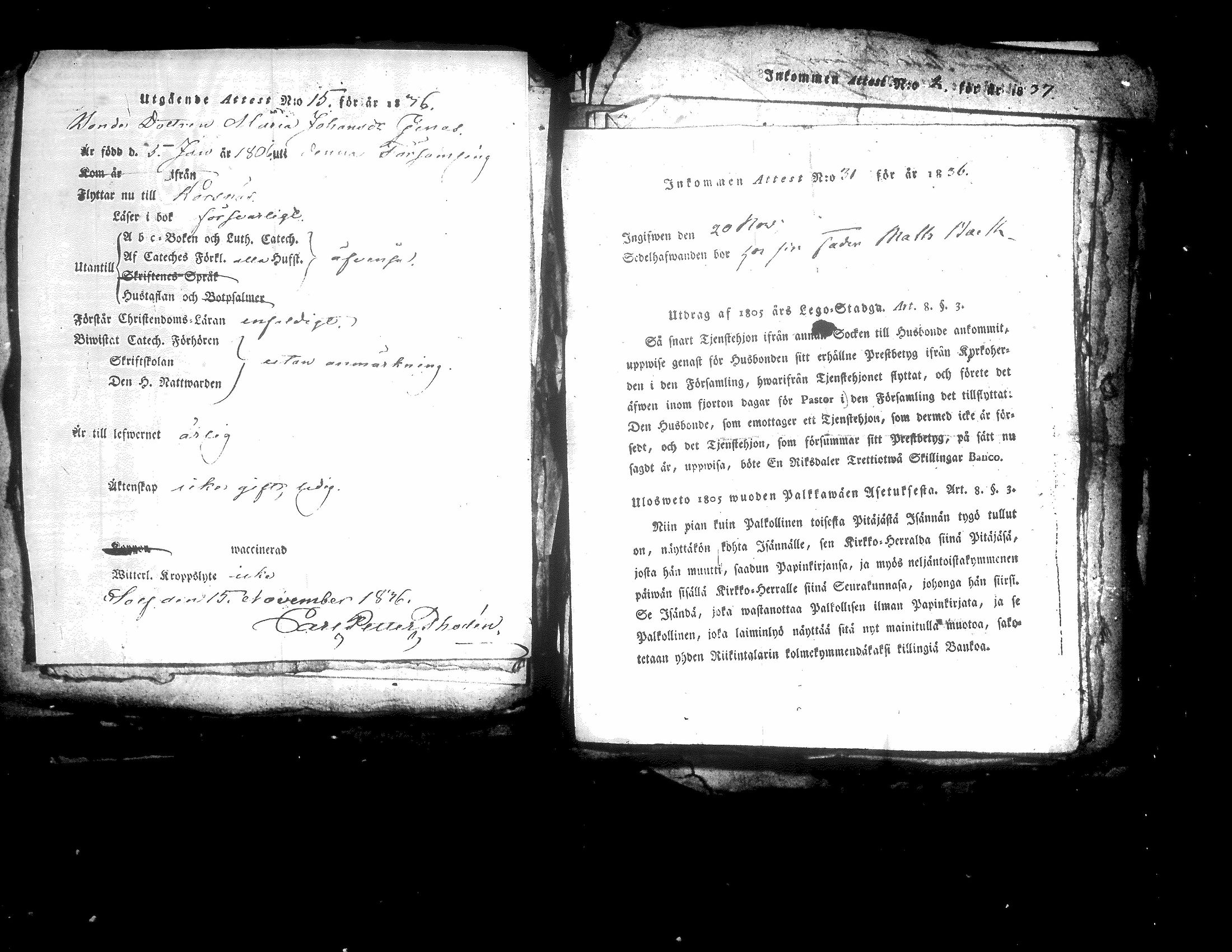 [ ../kirjat/Kirkonkirjat/korsnas/muuttokirjoja_1831-1837_uk254-255/kuvat/201.jpg ]