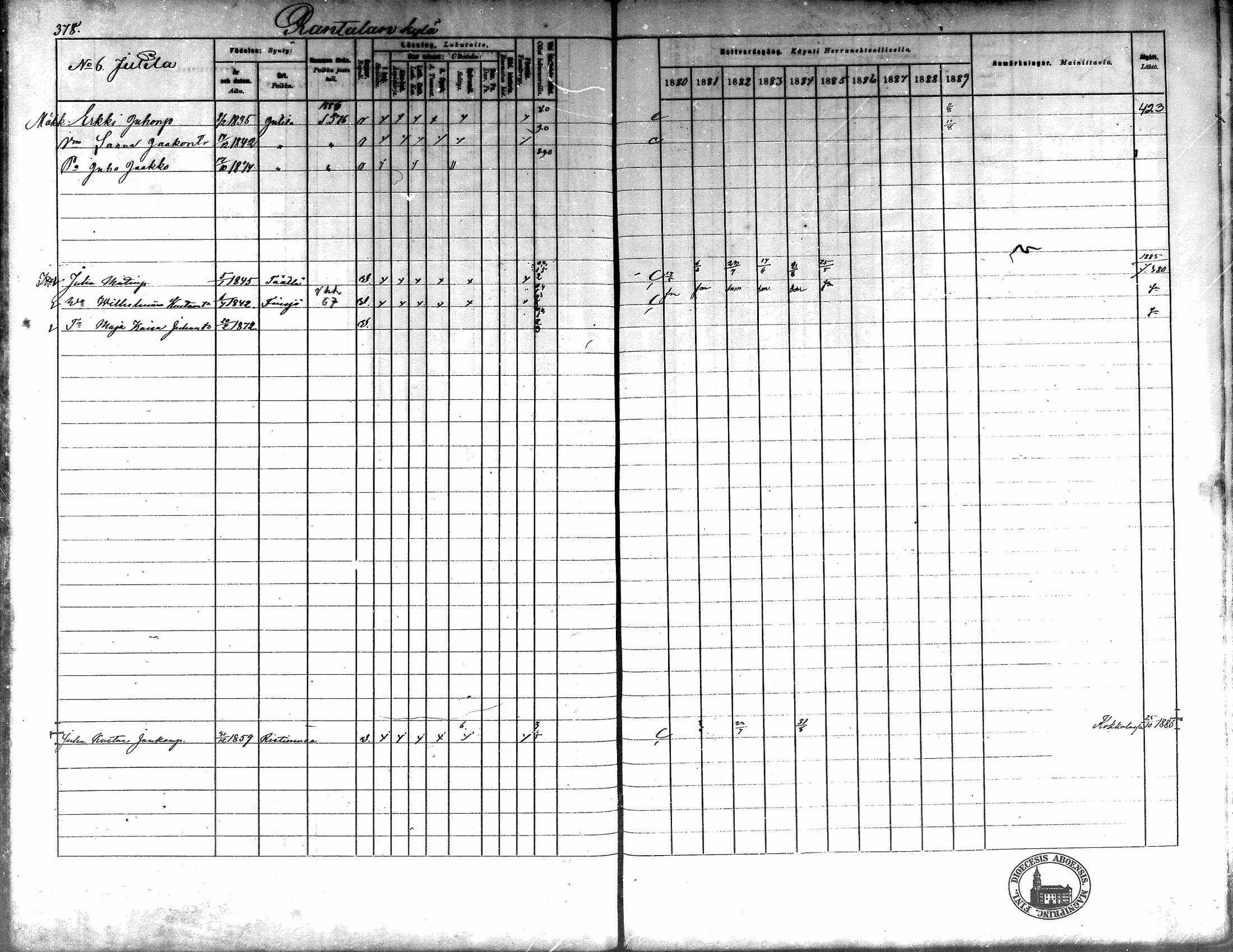 [ ../kirjat/Kirkonkirjat/kortesjarvi/rippikirja_1880-1890_mko43-63/kuvat/343.jpg ]