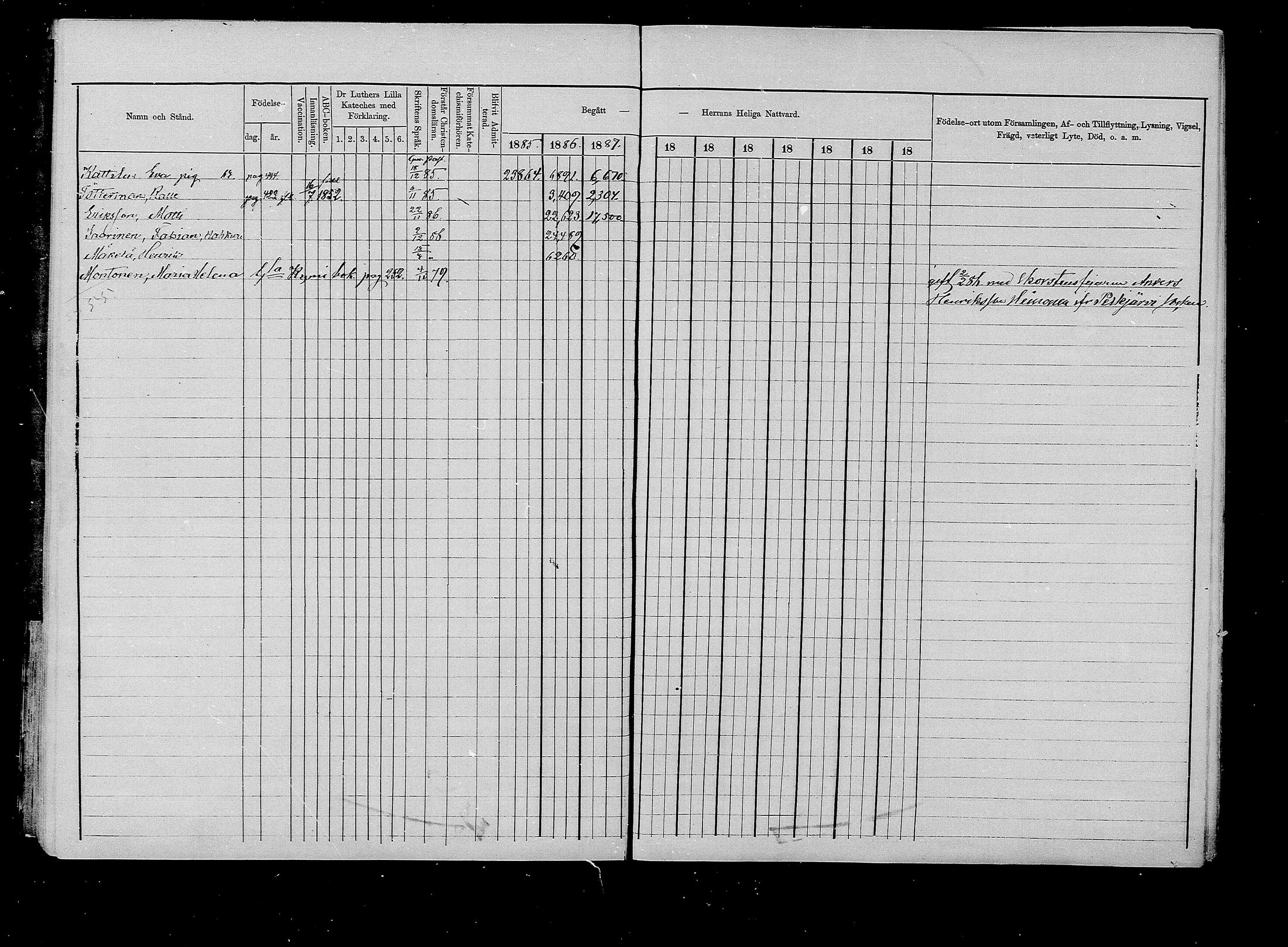 [ ../kirjat/Kirkonkirjat/kotka/rippikirjahakemisto_1872-1887_mko749-750/kuvat/50.jpg ]