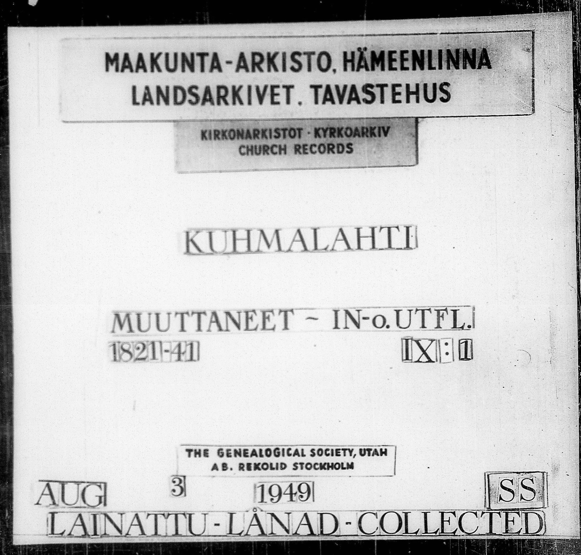 [ ../kirjat/Kirkonkirjat/kuhmalahti/muuttaneet_1821-1841_tk146/kuvat/2.jpg ]
