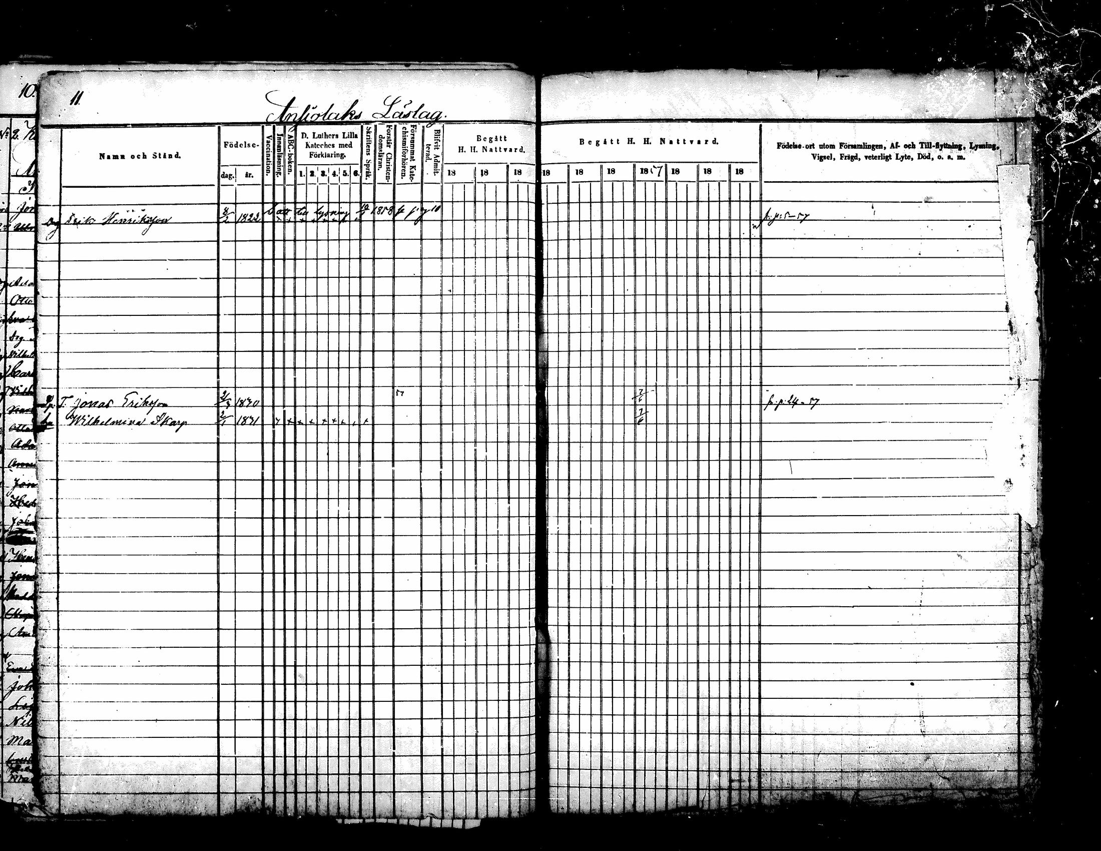 [ ../kirjat/Kirkonkirjat/kuhmoinen/rippikirja_1850-1858_mko1-14/kuvat/9.jpg ]