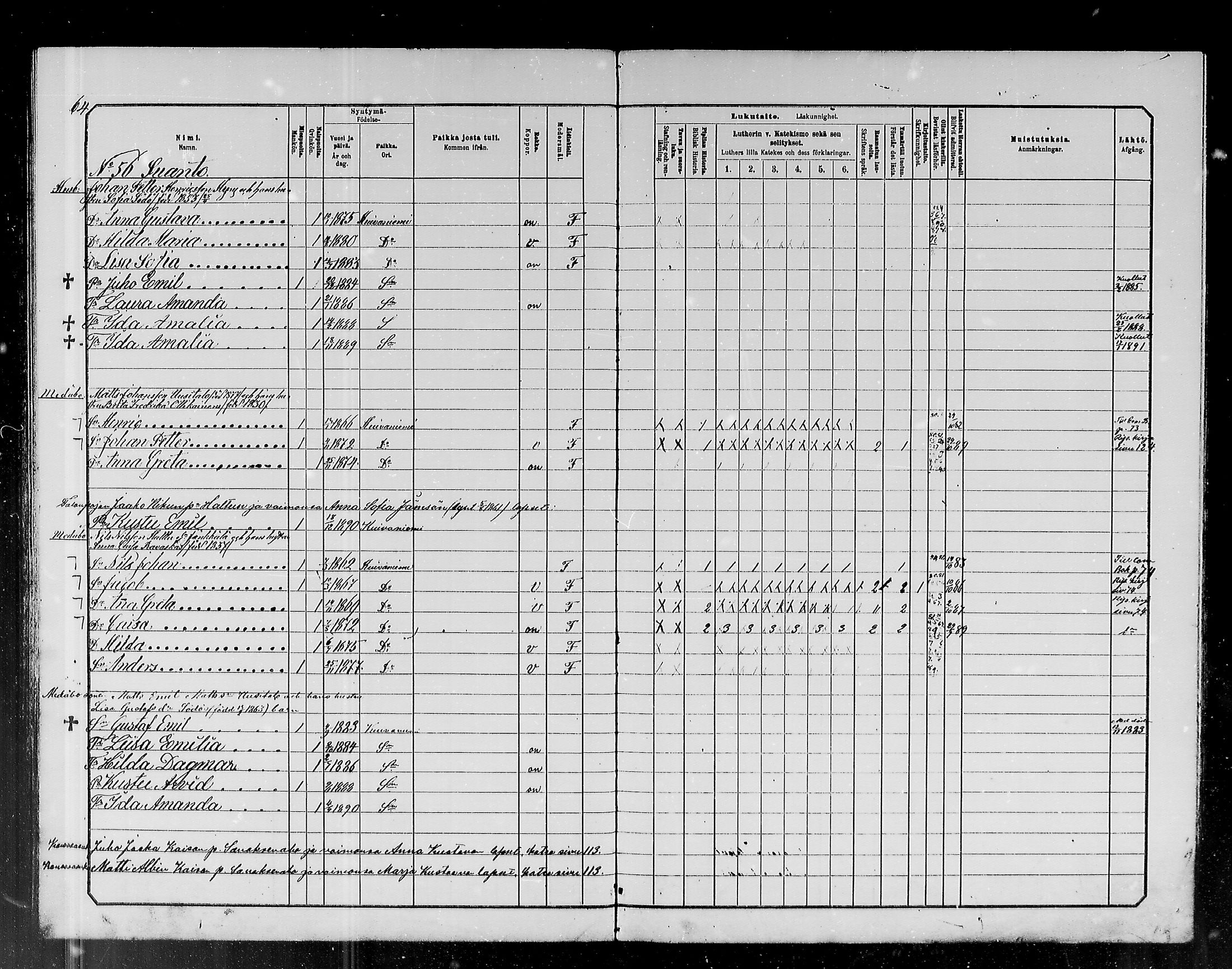 [ ../kirjat/Kirkonkirjat/kuivaniemi/lastenkirja_1880-1890_mko1-5/kuvat/64.jpg ]