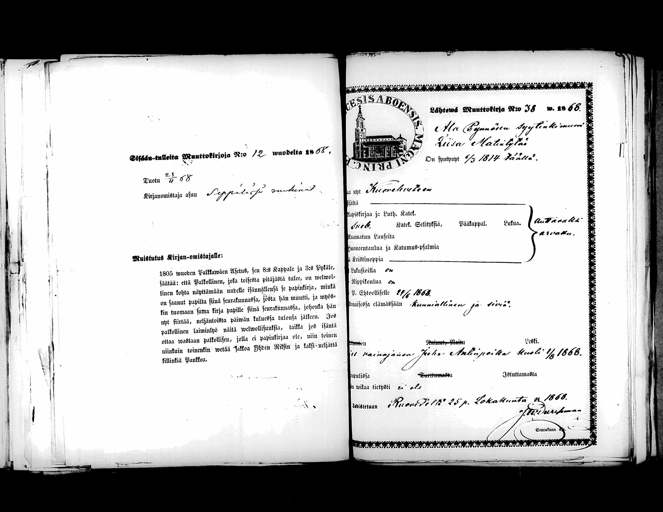 [ ../kirjat/Kirkonkirjat/kuorevesi/muuttokirjoja_1860-1874_tk509/kuvat/146.jpg ]