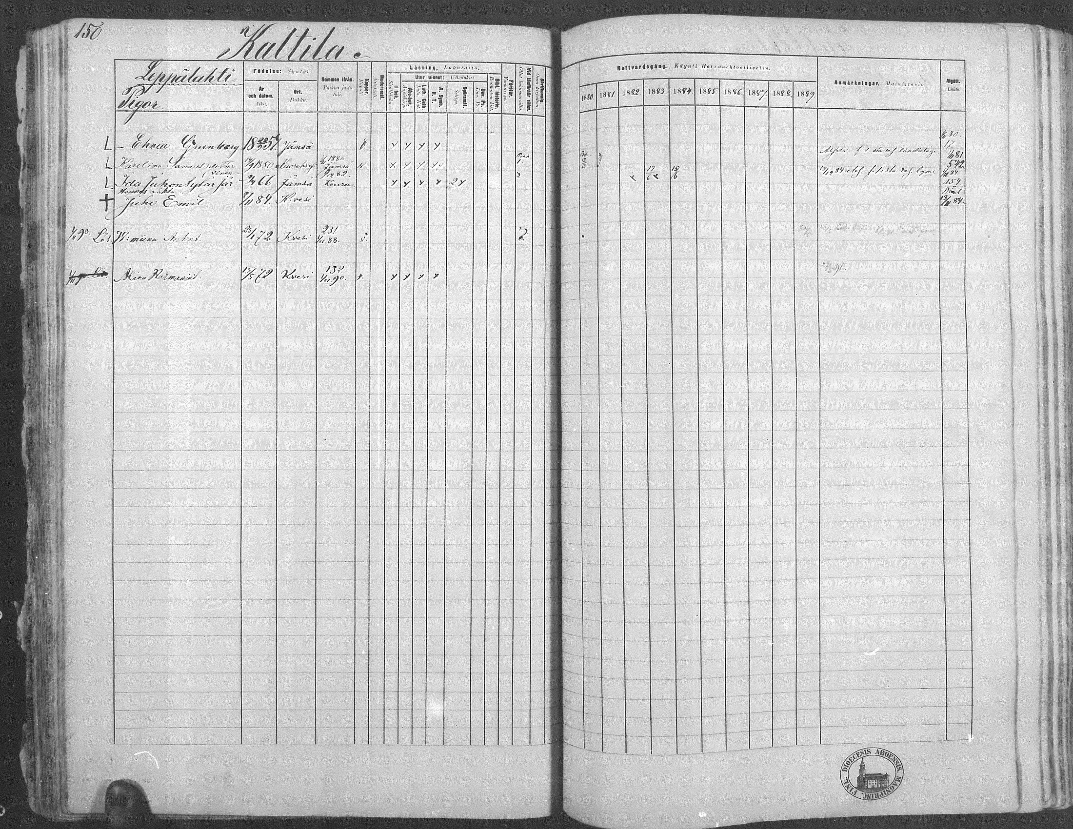 [ ../kirjat/Kirkonkirjat/kuorevesi/rippikirja_1880-1890_mko21-41/kuvat/146.jpg ]