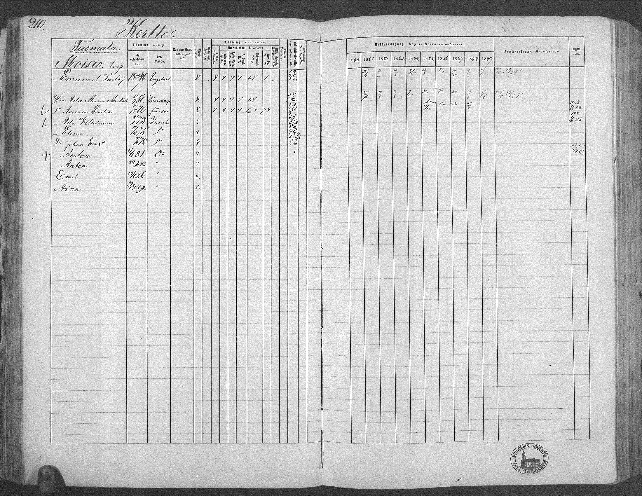 [ ../kirjat/Kirkonkirjat/kuorevesi/rippikirja_1880-1890_mko21-41/kuvat/200.jpg ]