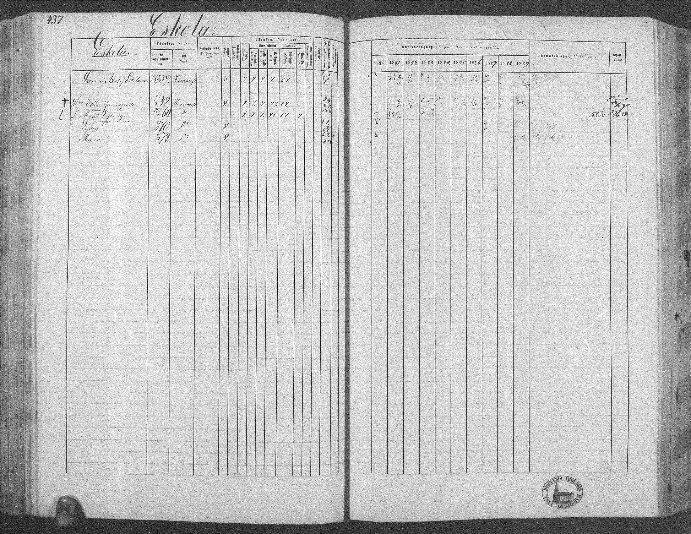 [ ../kirjat/Kirkonkirjat/kuorevesi/rippikirja_1880-1890_mko21-41/kuvat/405.jpg ]
