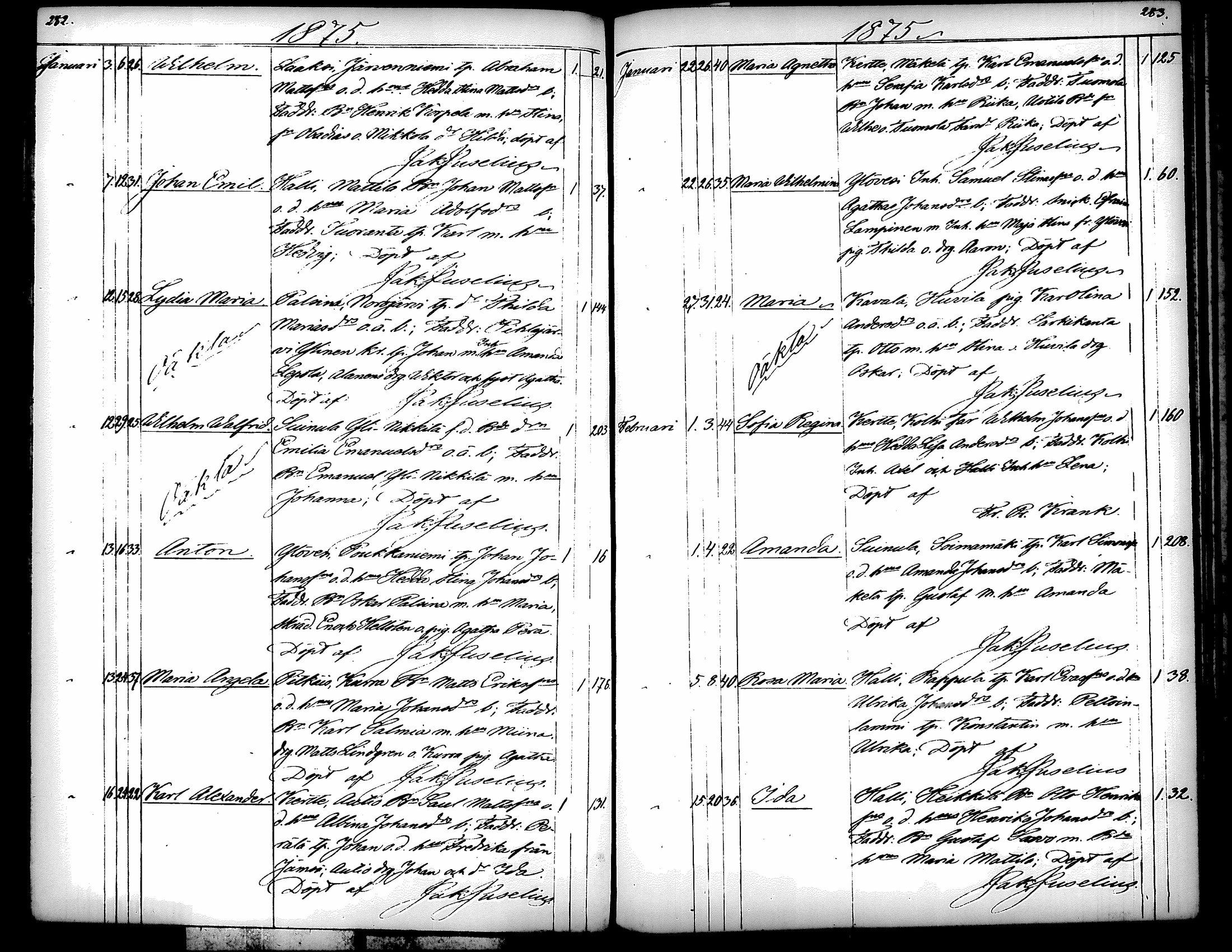 [ ../kirjat/Kirkonkirjat/kuorevesi/syntyneet-vihityt_1851-1879_tk508/kuvat/157.jpg ]