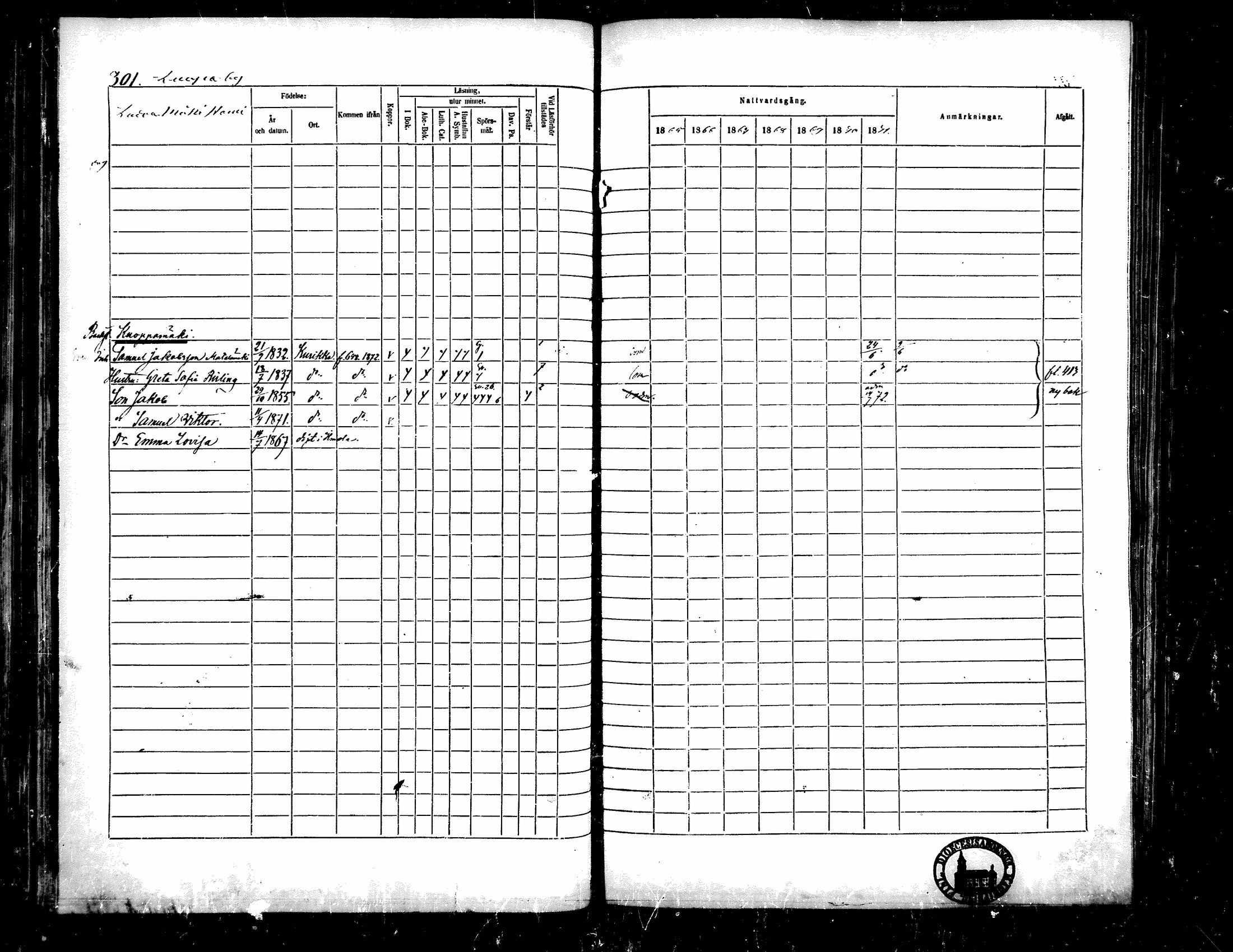 [ ../kirjat/Kirkonkirjat/kurikka/rippikirja_1865-1871_mko20-41/kuvat/297.jpg ]