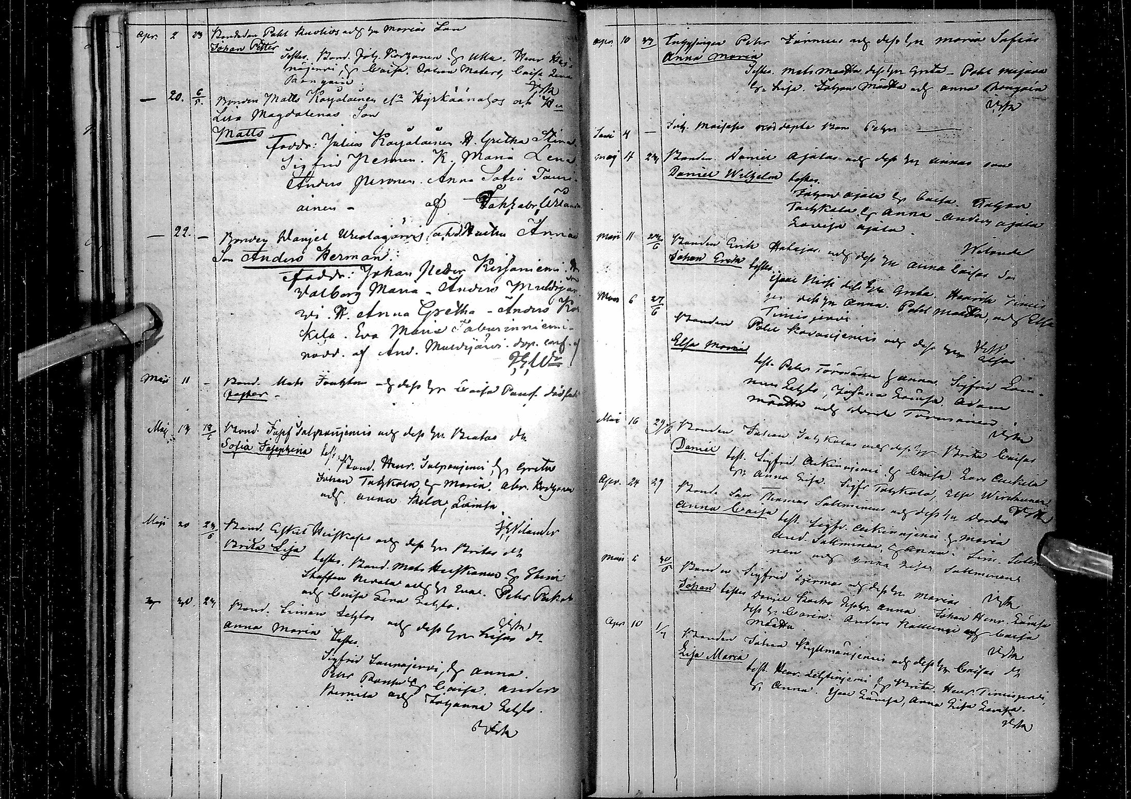 [ ../kirjat/Kirkonkirjat/kuusamo/syntyneet-vihityt-kuolleet_1837-1855_ik233/kuvat/45.jpg ]