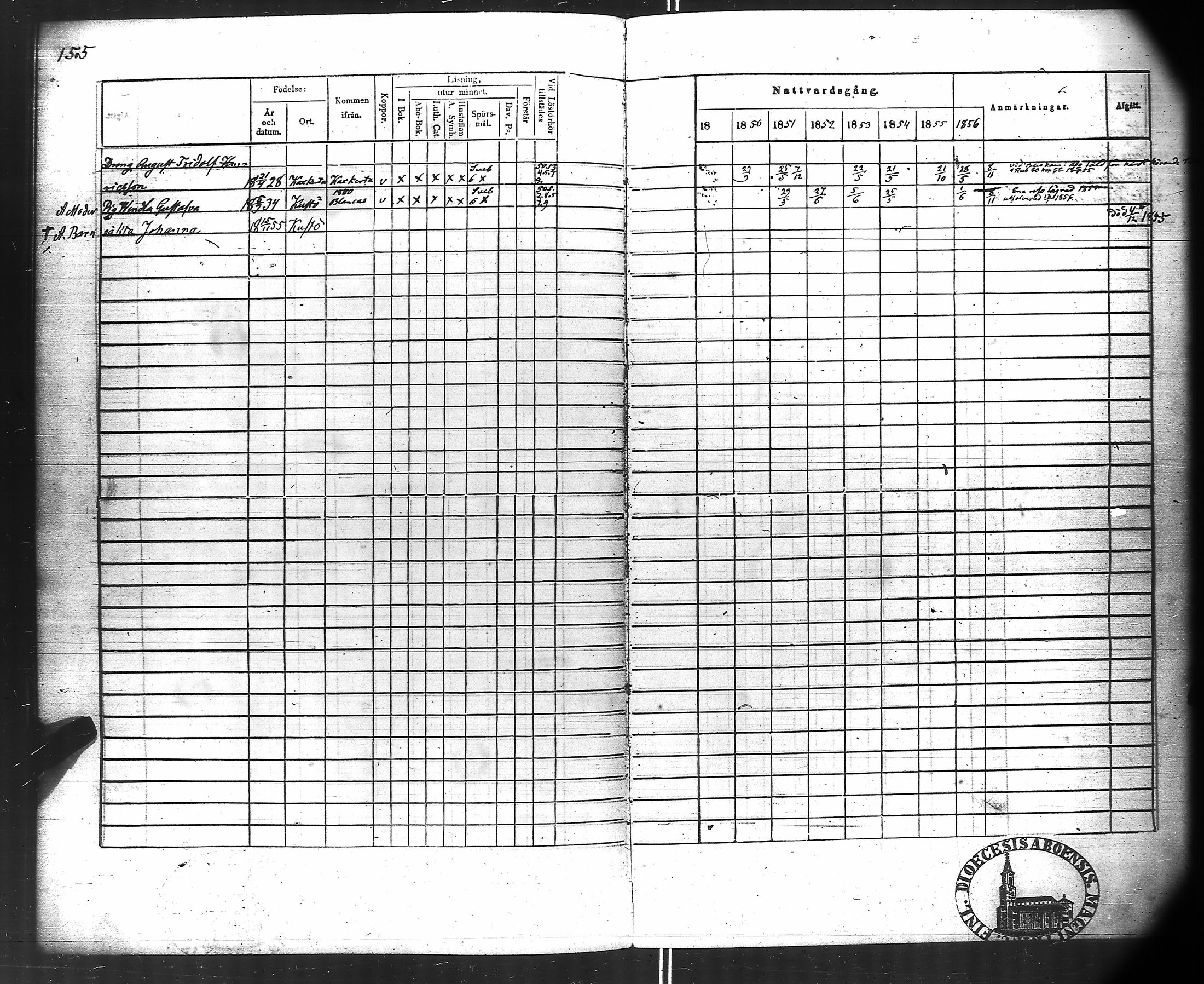 [ ../kirjat/Kirkonkirjat/kuusisto/rippikirja_1850-1856_jk1306/kuvat/84.jpg ]