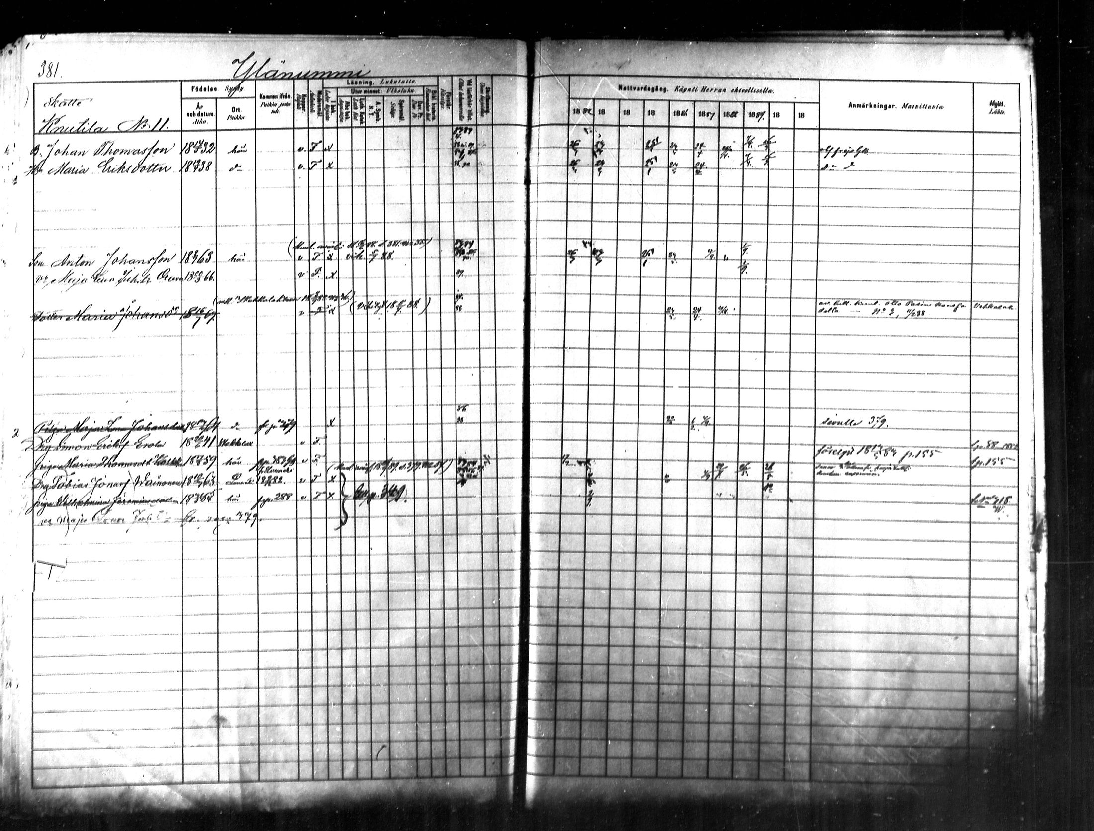 [ ../kirjat/Kirkonkirjat/kymi/rippikirja_1882-1890_mko26-37/kuvat/343.jpg ]