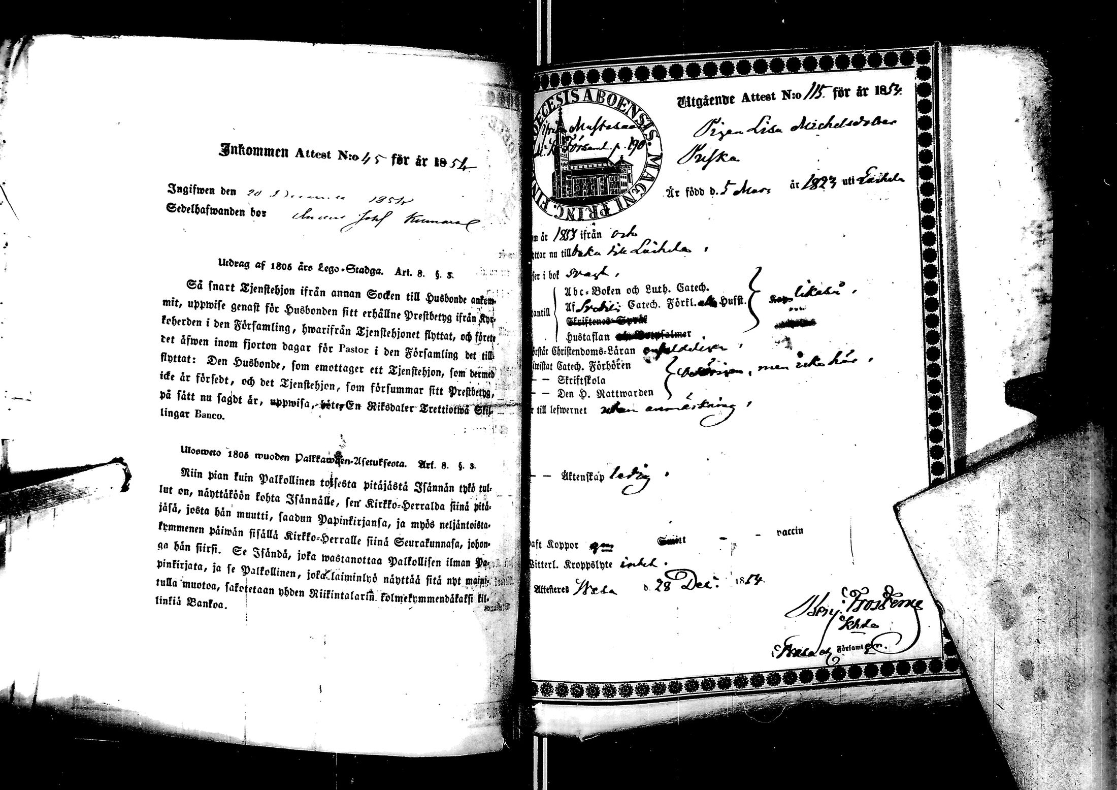 [ ../kirjat/Kirkonkirjat/laihia/muuttokirjoja_1850-1854_uk105-106/kuvat/304.jpg ]