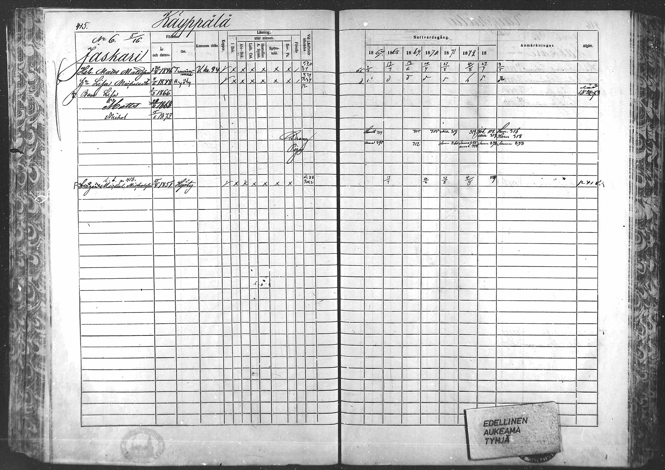 [ ../kirjat/Kirkonkirjat/laihia/rippikirja_1867-1874_mko192-214/kuvat/383.jpg ]