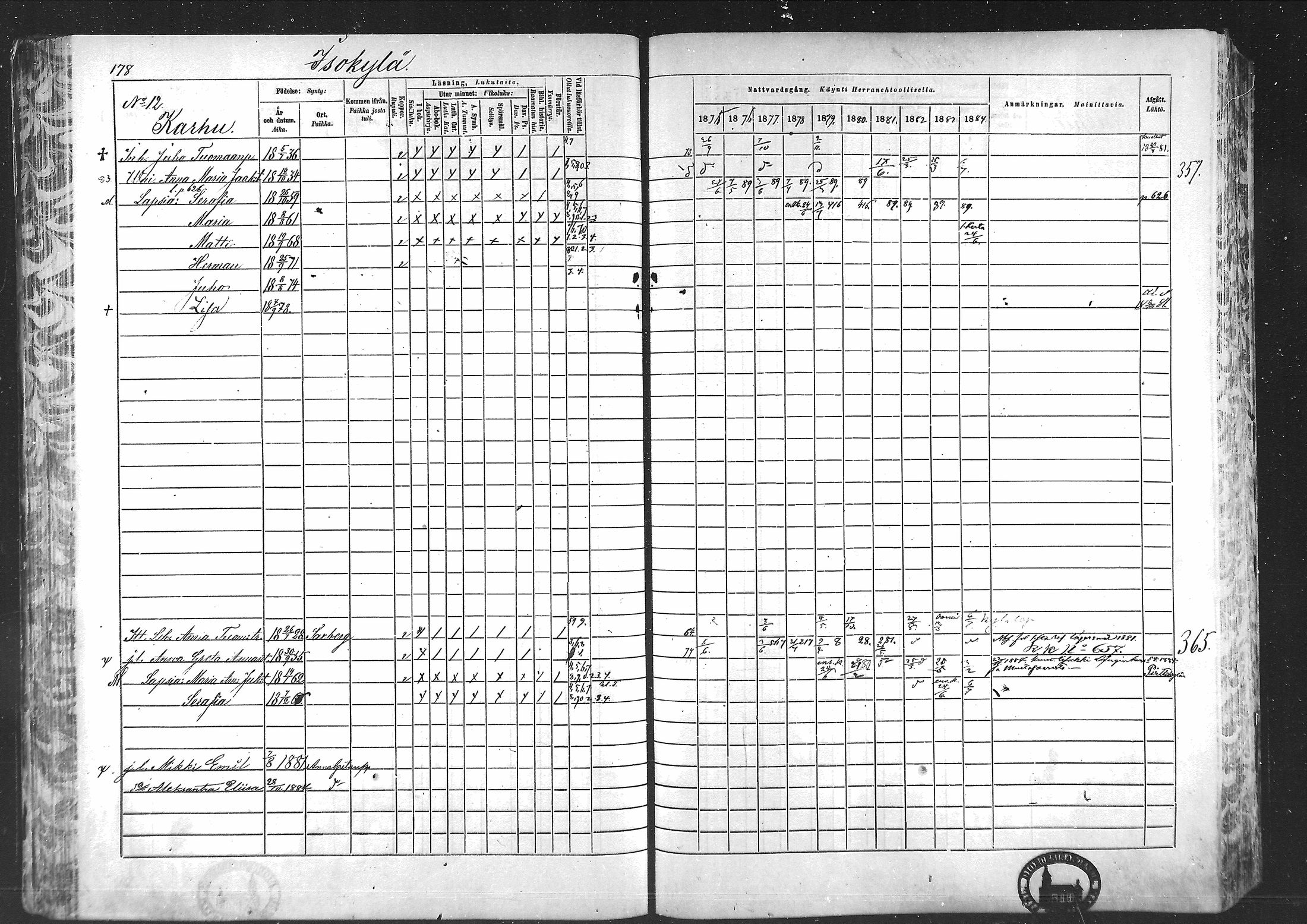 [ ../kirjat/Kirkonkirjat/laihia/rippikirja_1875-1885_mko215-239/kuvat/172.jpg ]