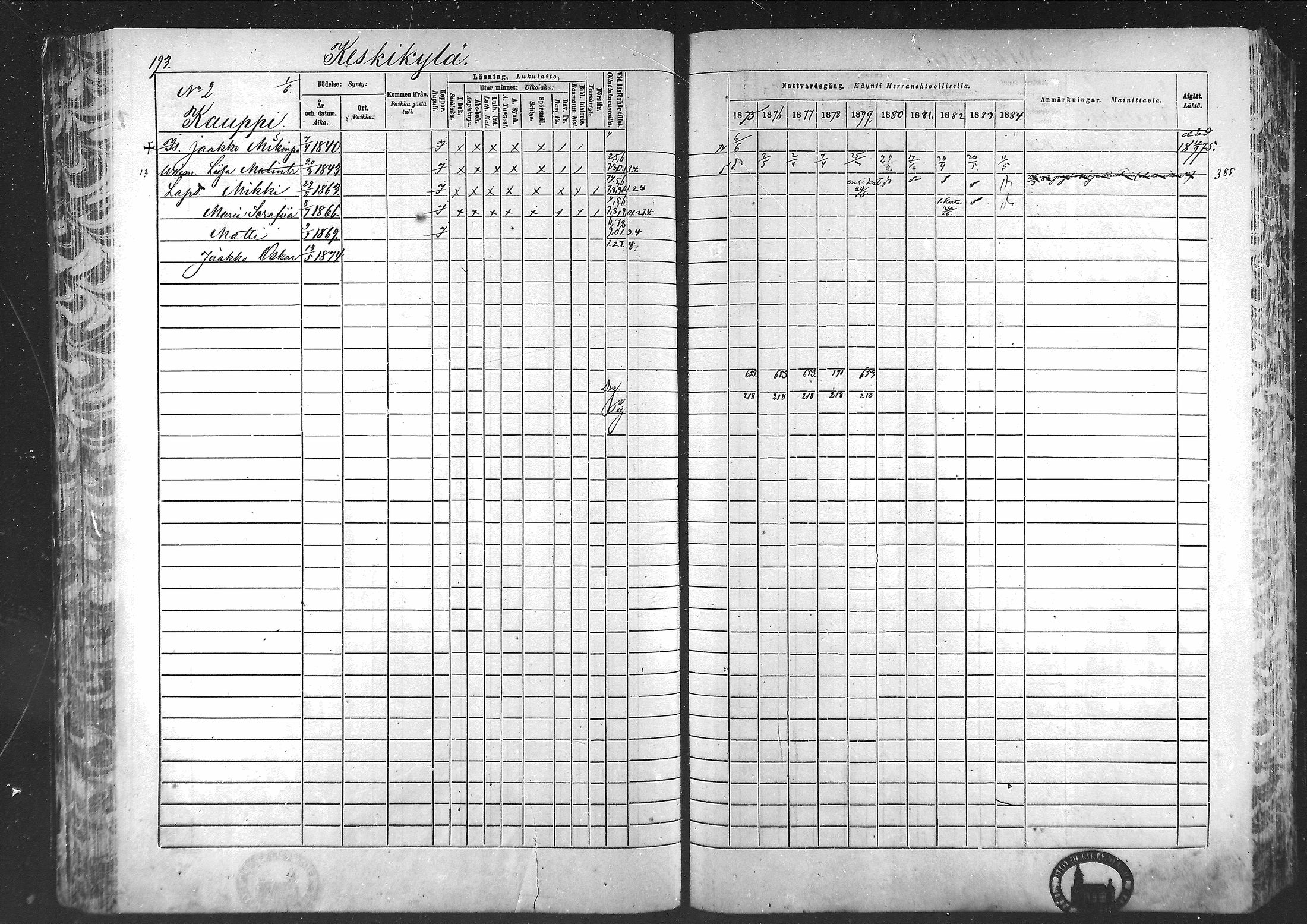 [ ../kirjat/Kirkonkirjat/laihia/rippikirja_1875-1885_mko215-239/kuvat/185.jpg ]